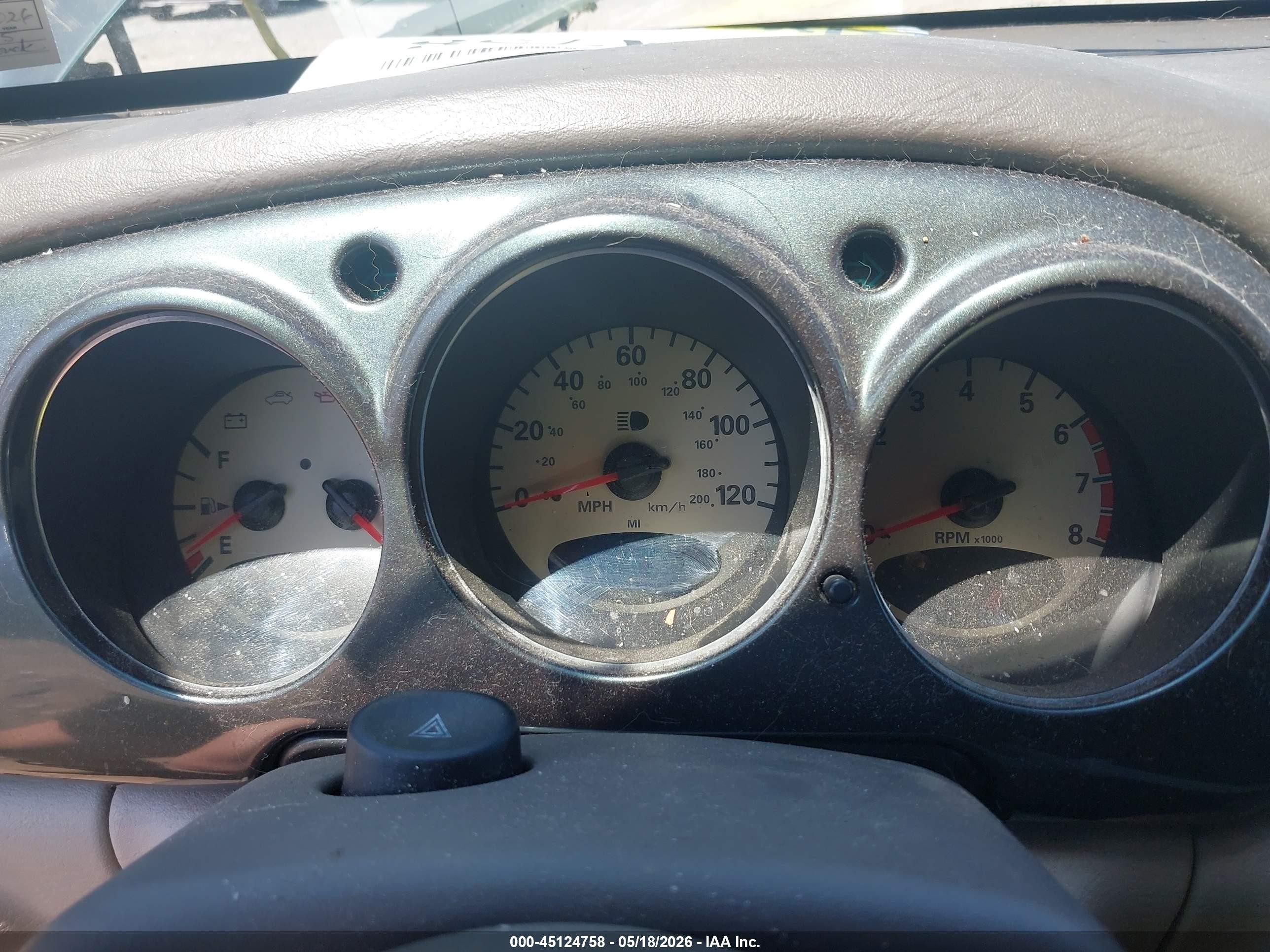 2003 Chrysler Pt Cruiser   Gray vin: 3C4FY48BX3T566416
