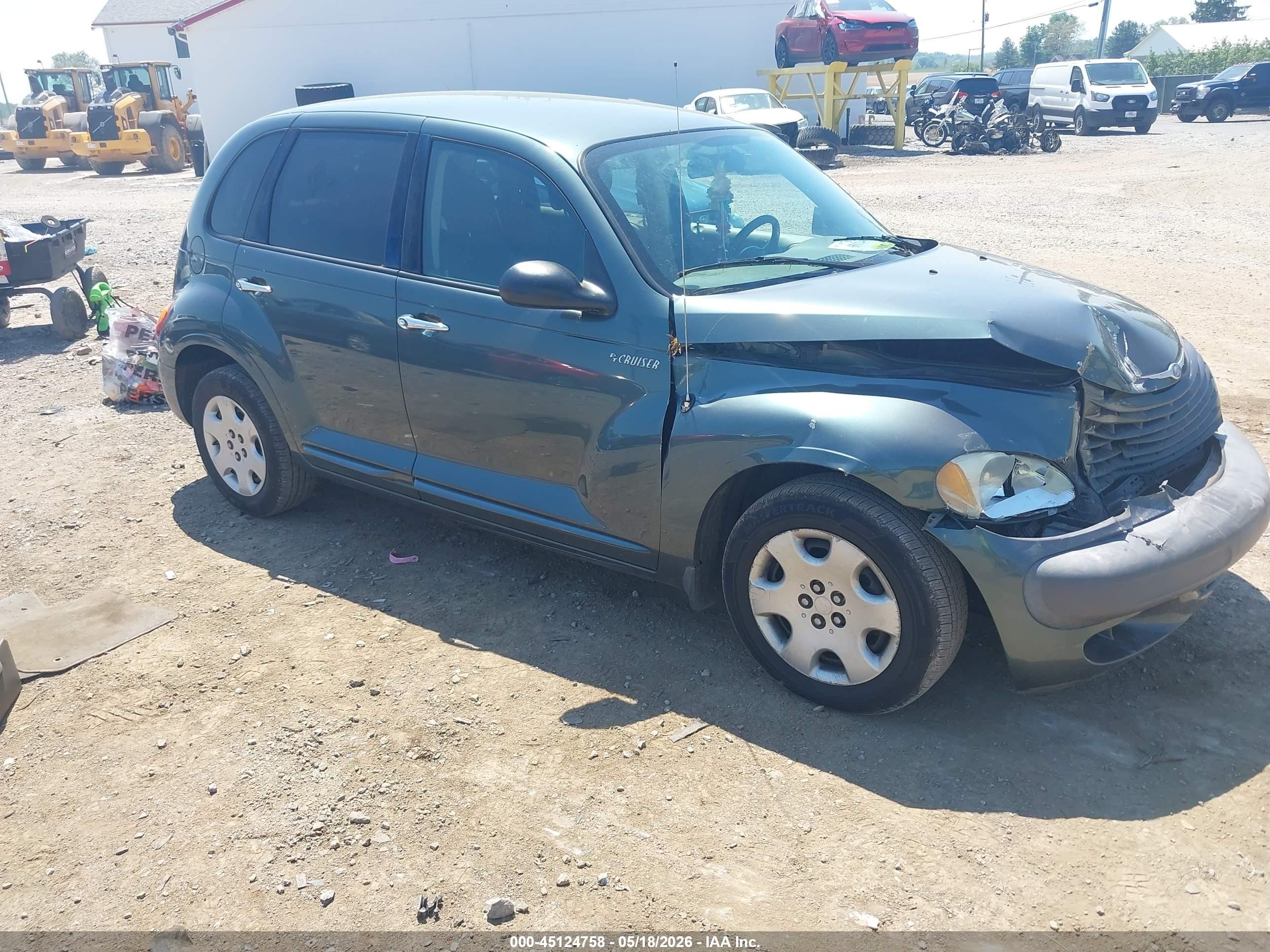 2003 Chrysler Pt Cruiser   Gray vin: 3C4FY48BX3T566416