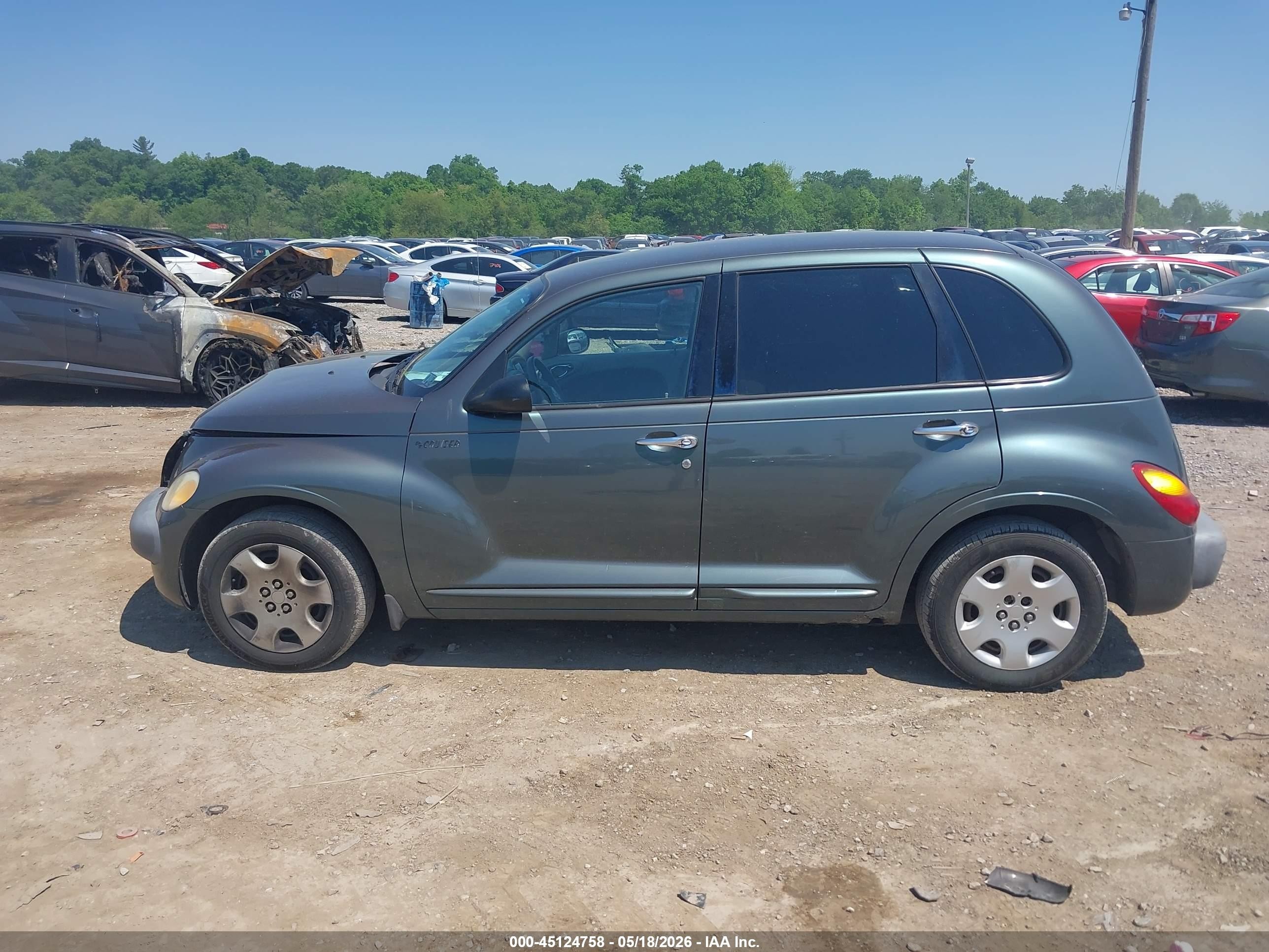 2003 Chrysler Pt Cruiser   Gray vin: 3C4FY48BX3T566416
