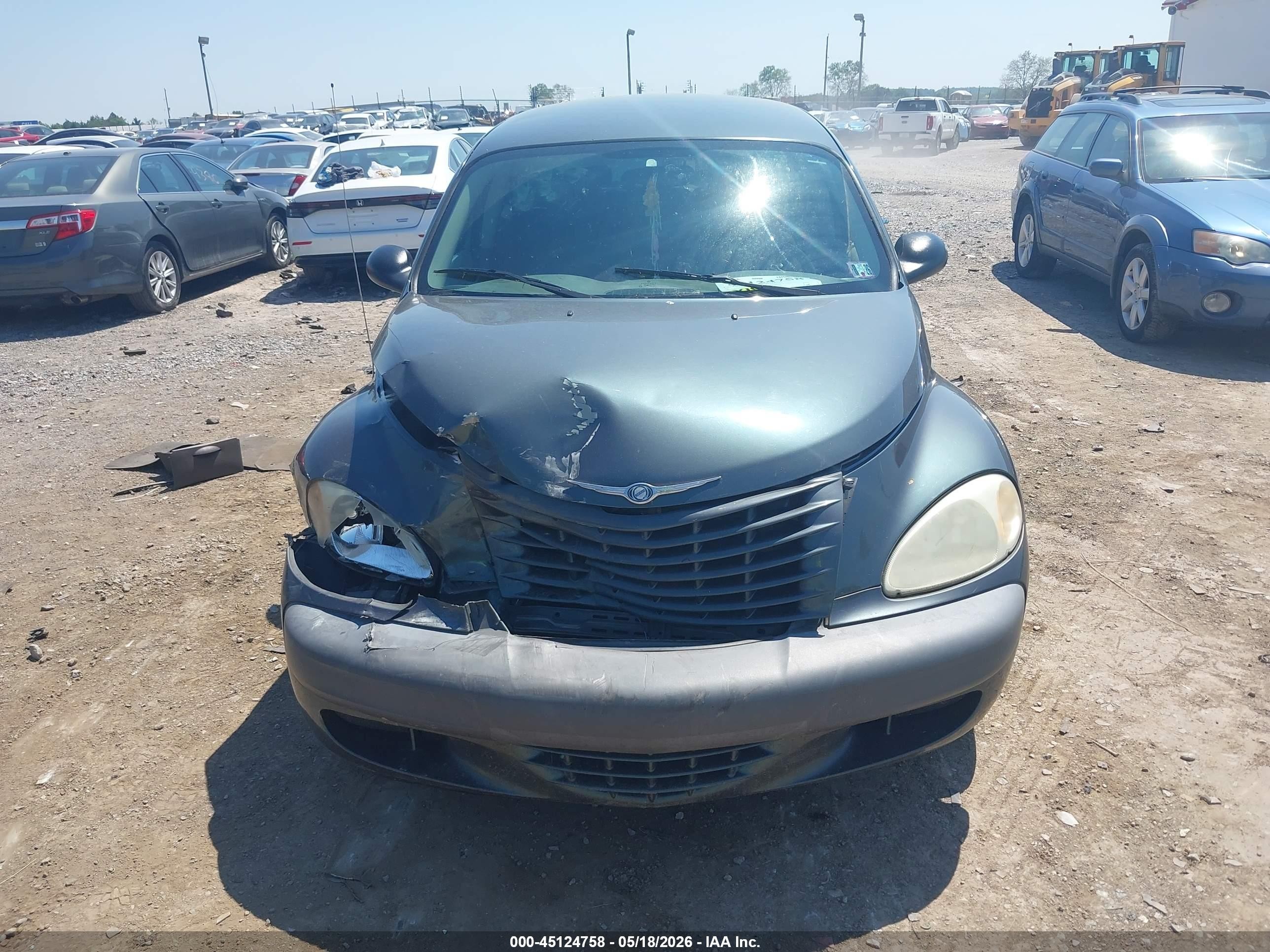 2003 Chrysler Pt Cruiser   Gray vin: 3C4FY48BX3T566416