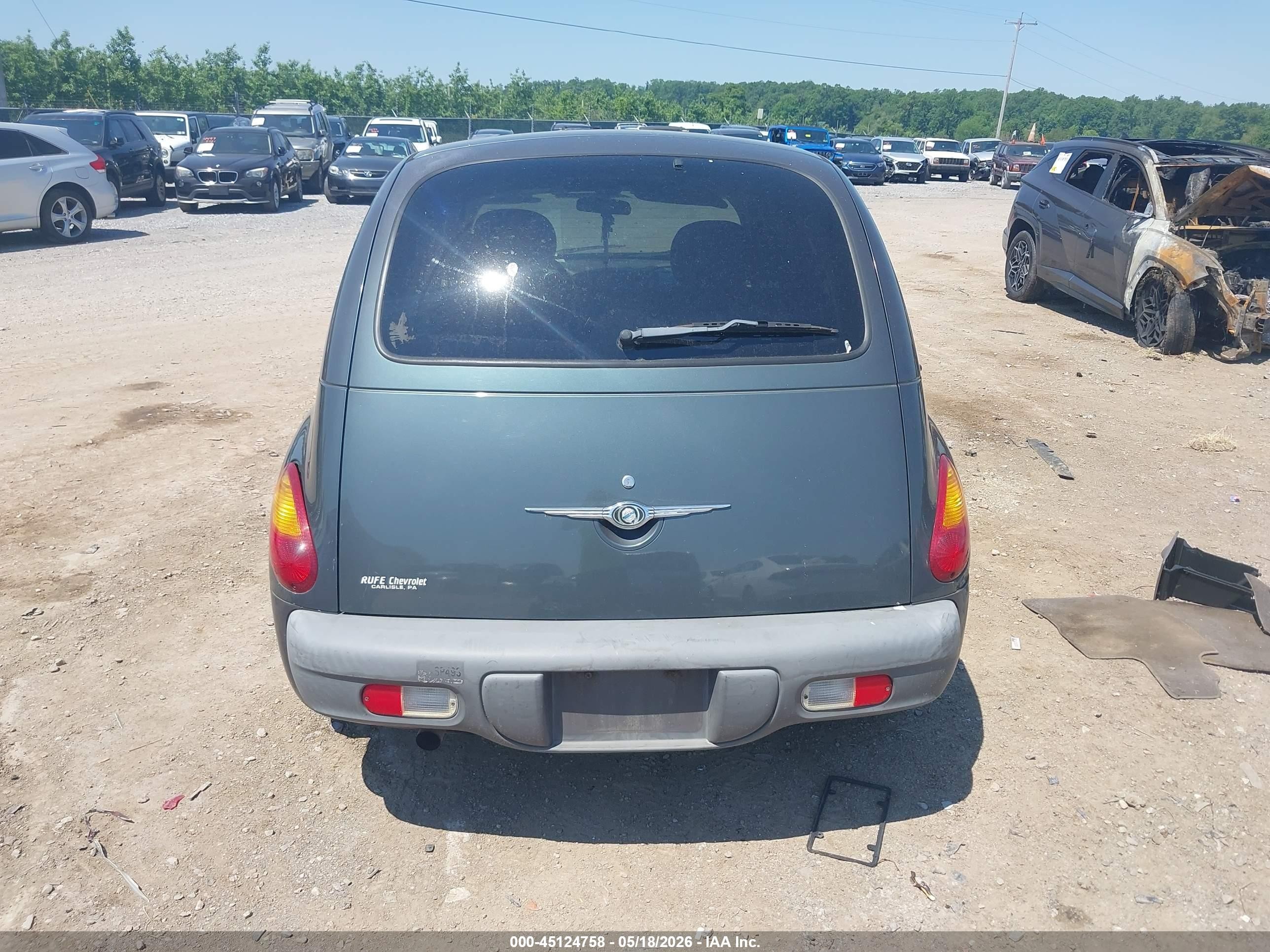 2003 Chrysler Pt Cruiser   Gray vin: 3C4FY48BX3T566416