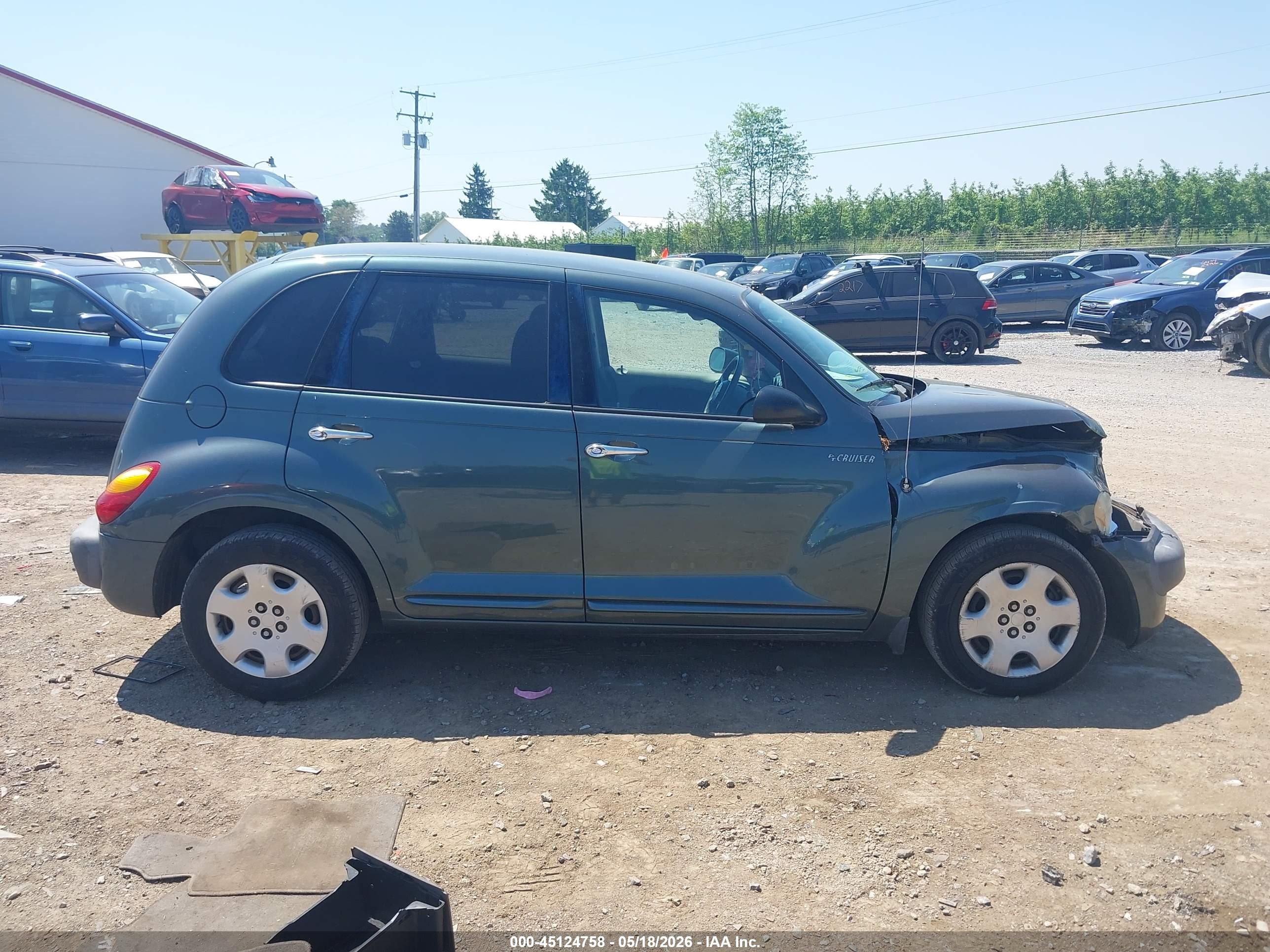 2003 Chrysler Pt Cruiser   Gray vin: 3C4FY48BX3T566416