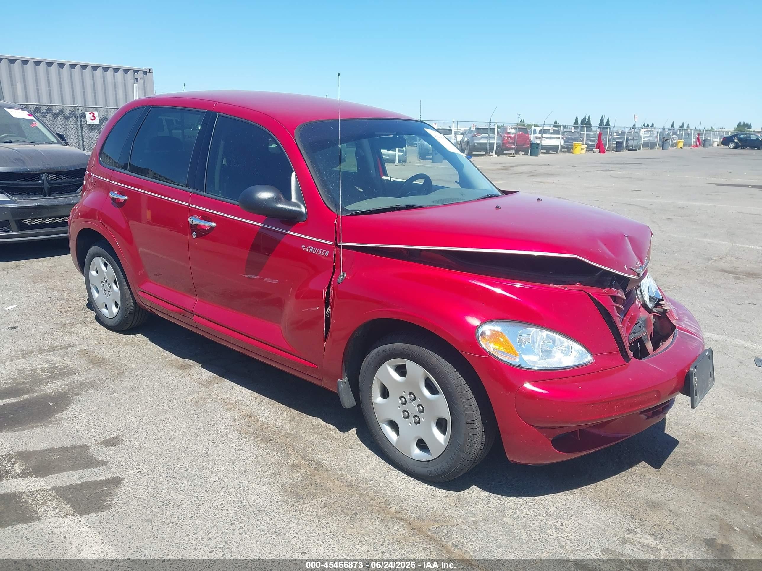 2004 Chrysler Pt Cruiser   Красный vin: 3C4FY48BX4T243419