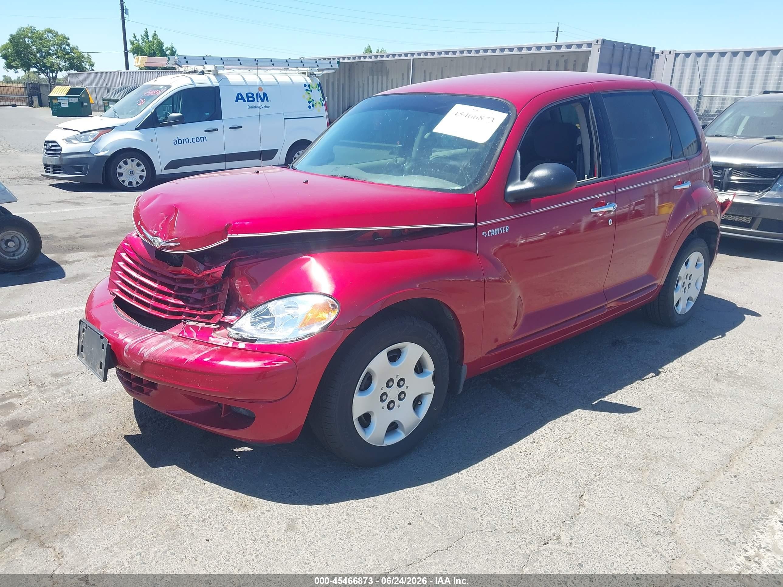 2004 Chrysler Pt Cruiser   Red vin: 3C4FY48BX4T243419