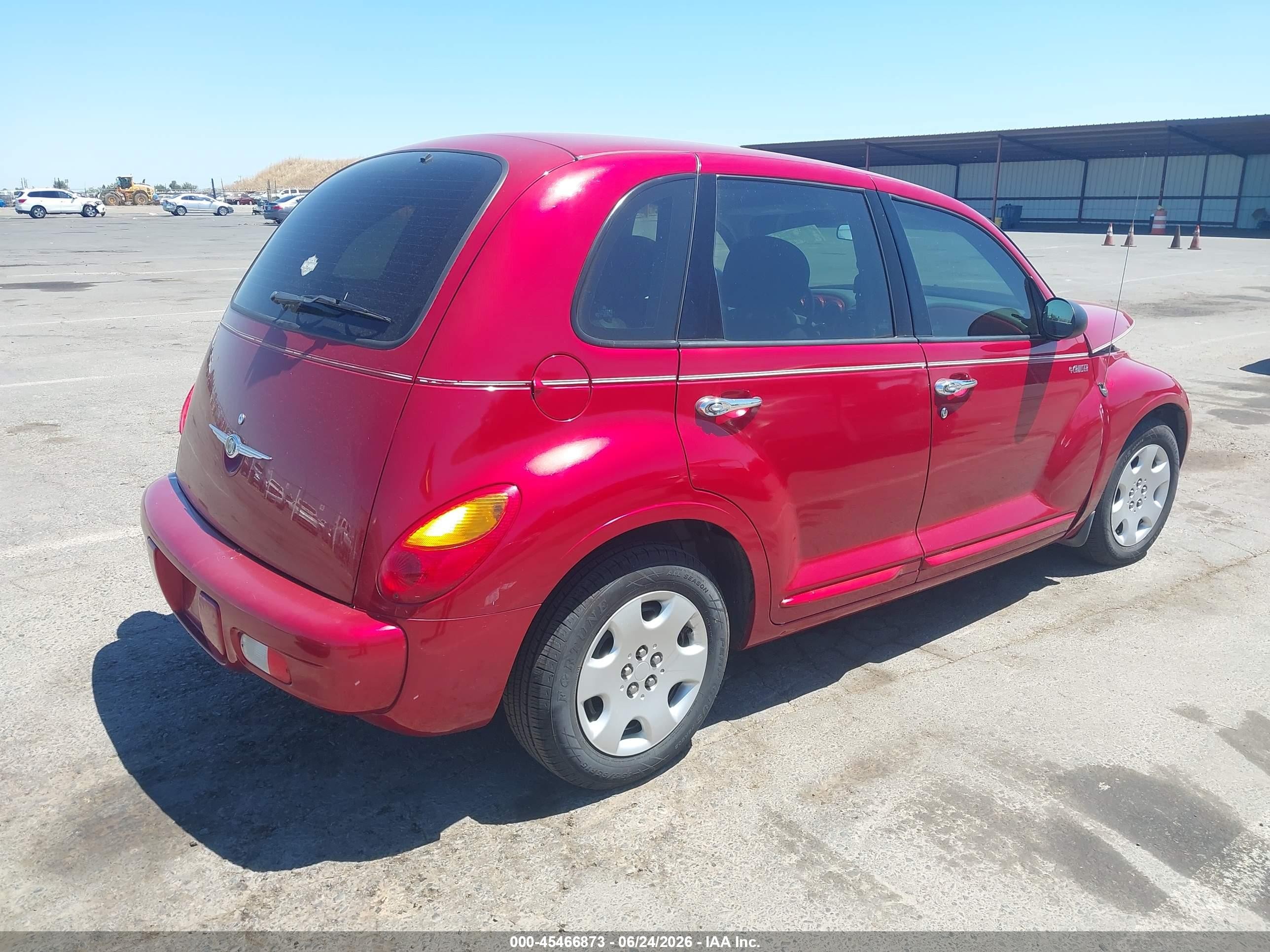 2004 Chrysler Pt Cruiser   Red vin: 3C4FY48BX4T243419