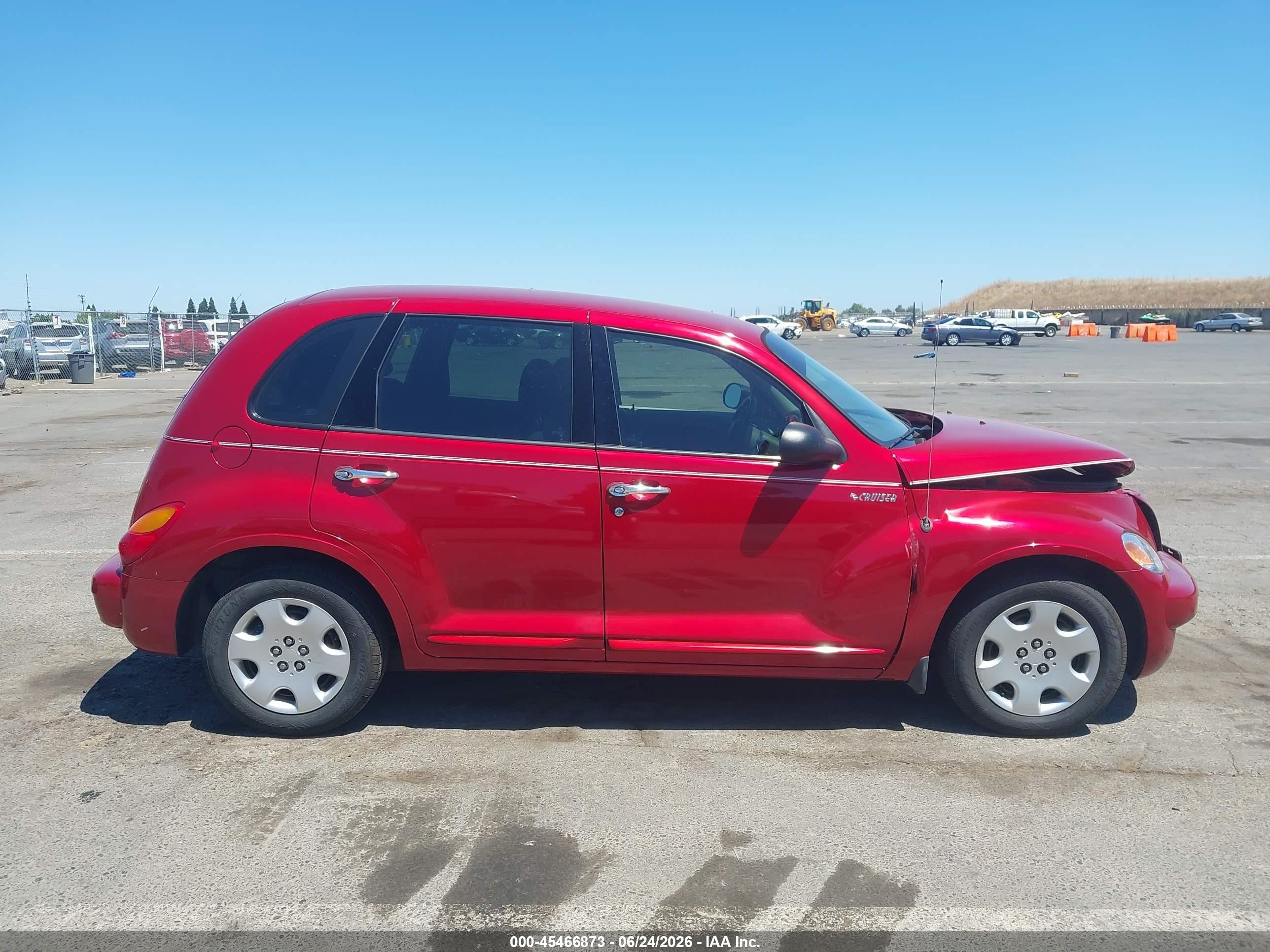 2004 Chrysler Pt Cruiser   Red vin: 3C4FY48BX4T243419