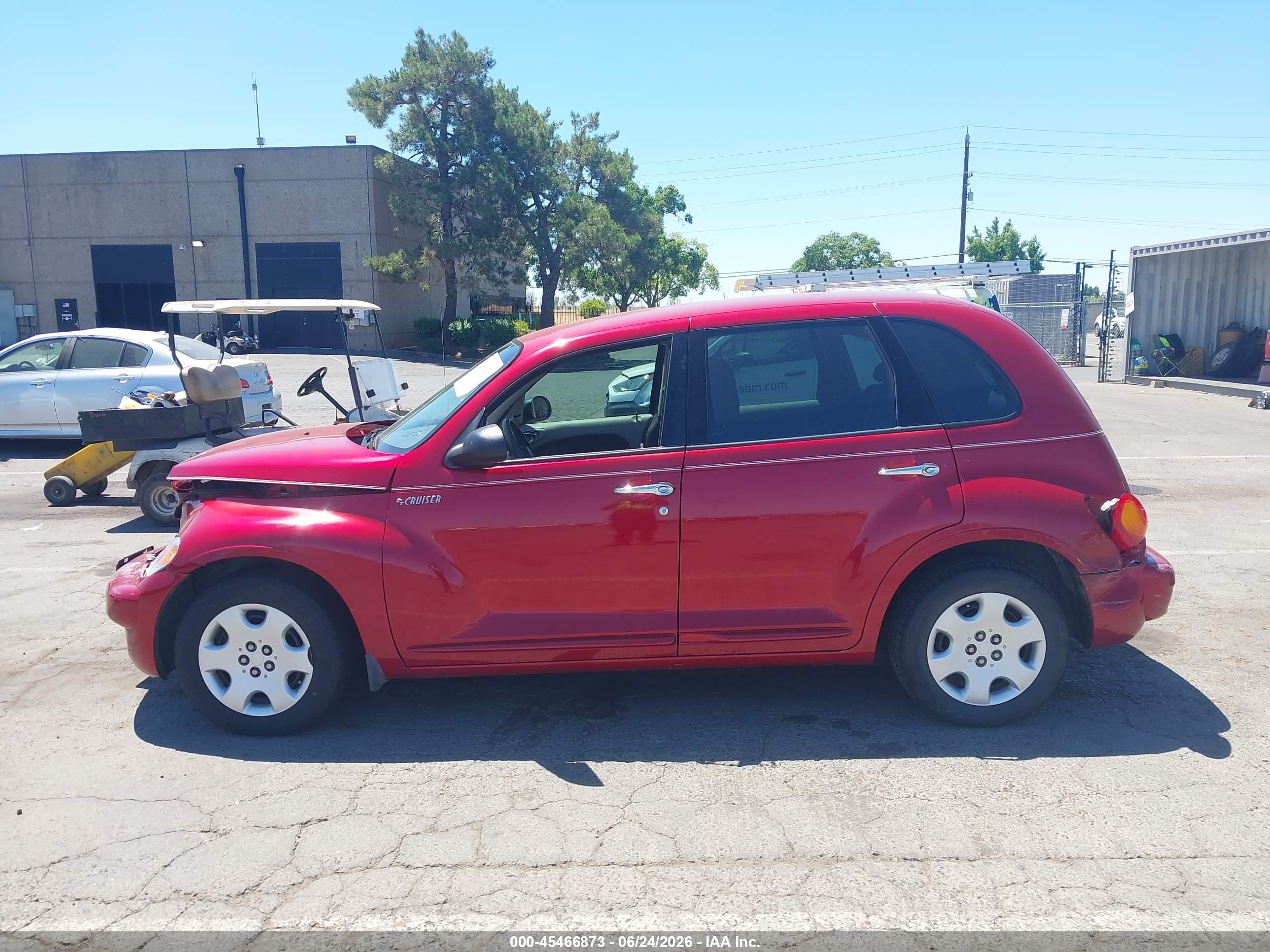 2004 Chrysler Pt Cruiser   Red vin: 3C4FY48BX4T243419