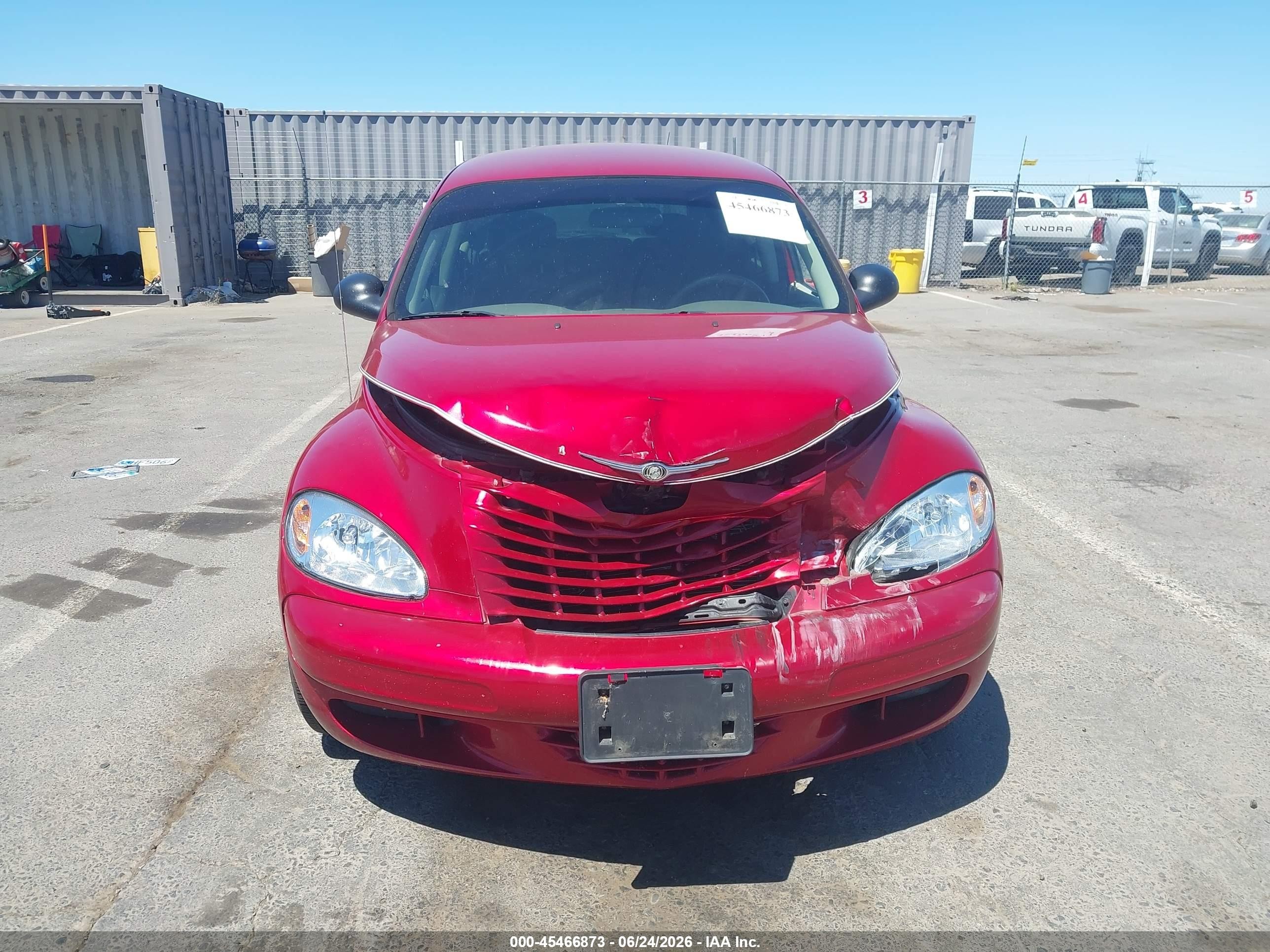2004 Chrysler Pt Cruiser   Red vin: 3C4FY48BX4T243419