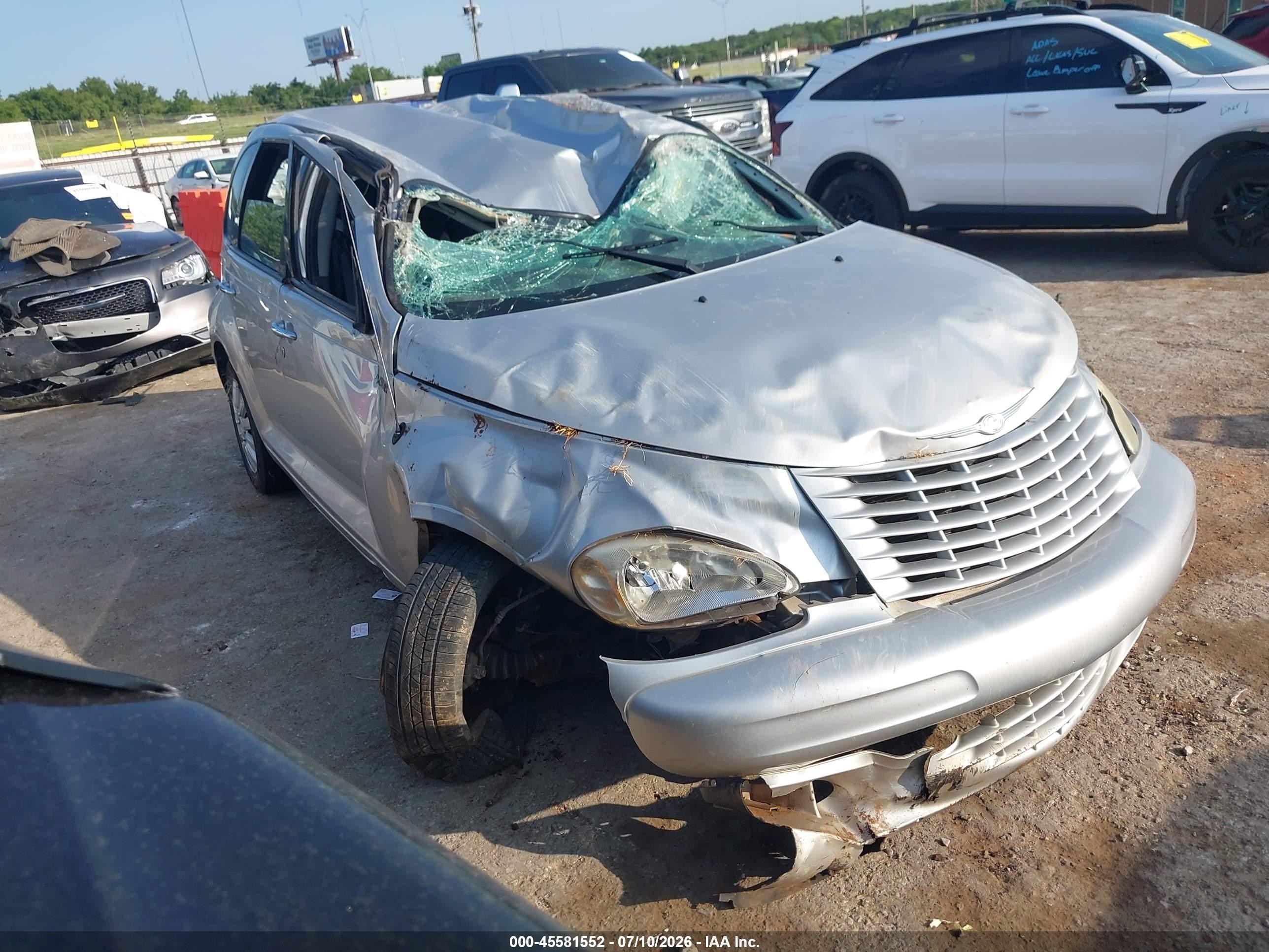 2005 Chrysler Pt Cruiser   Silver vin: 3C4FY48BX5T609428