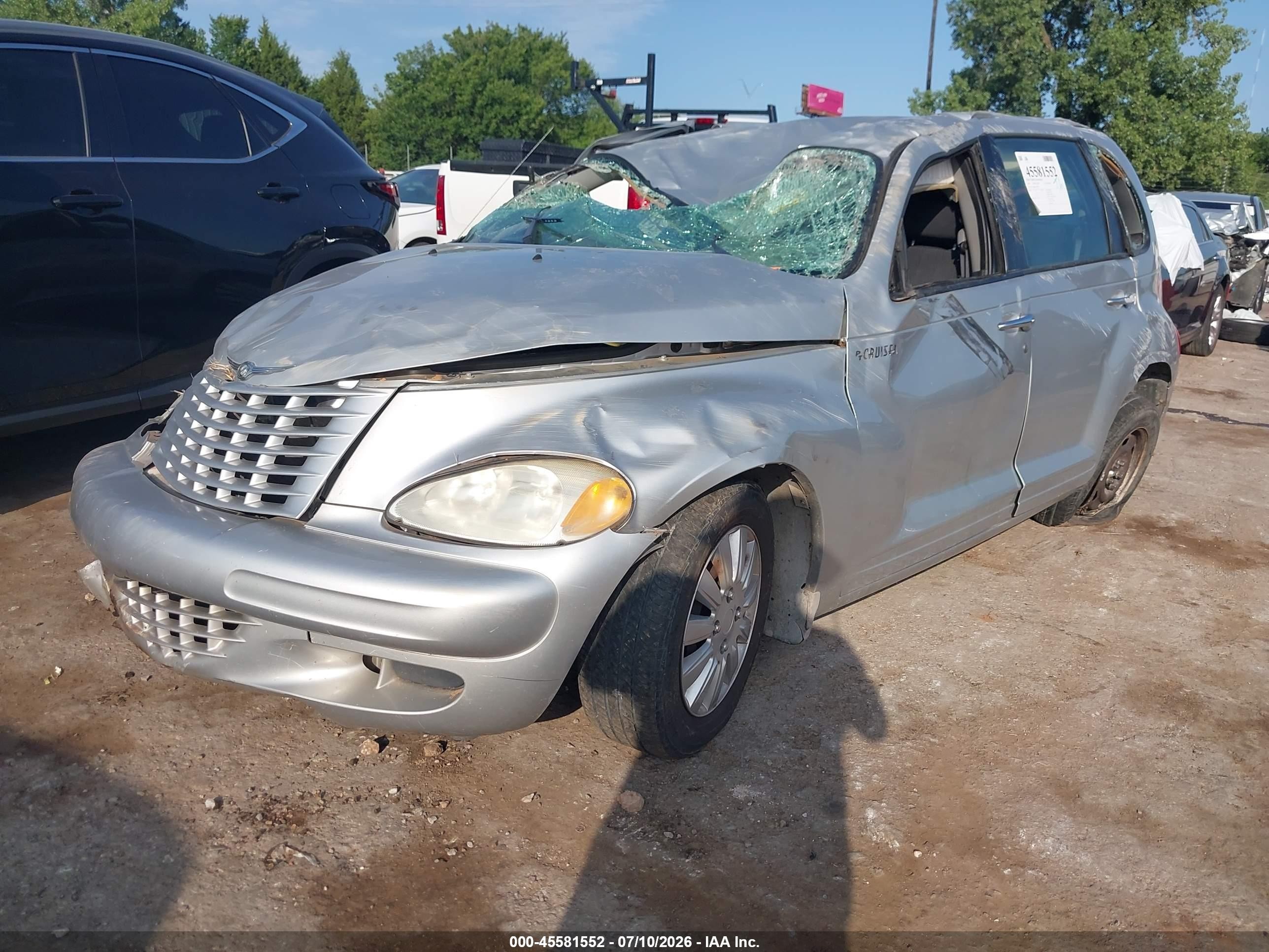 2005 Chrysler Pt Cruiser   Silver vin: 3C4FY48BX5T609428