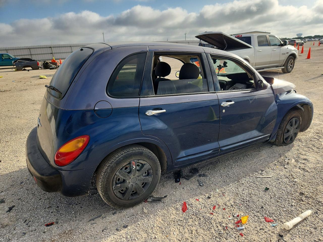 2001 Chrysler Pt Cruiser Blue vin: 3C4FY4BB21T504076