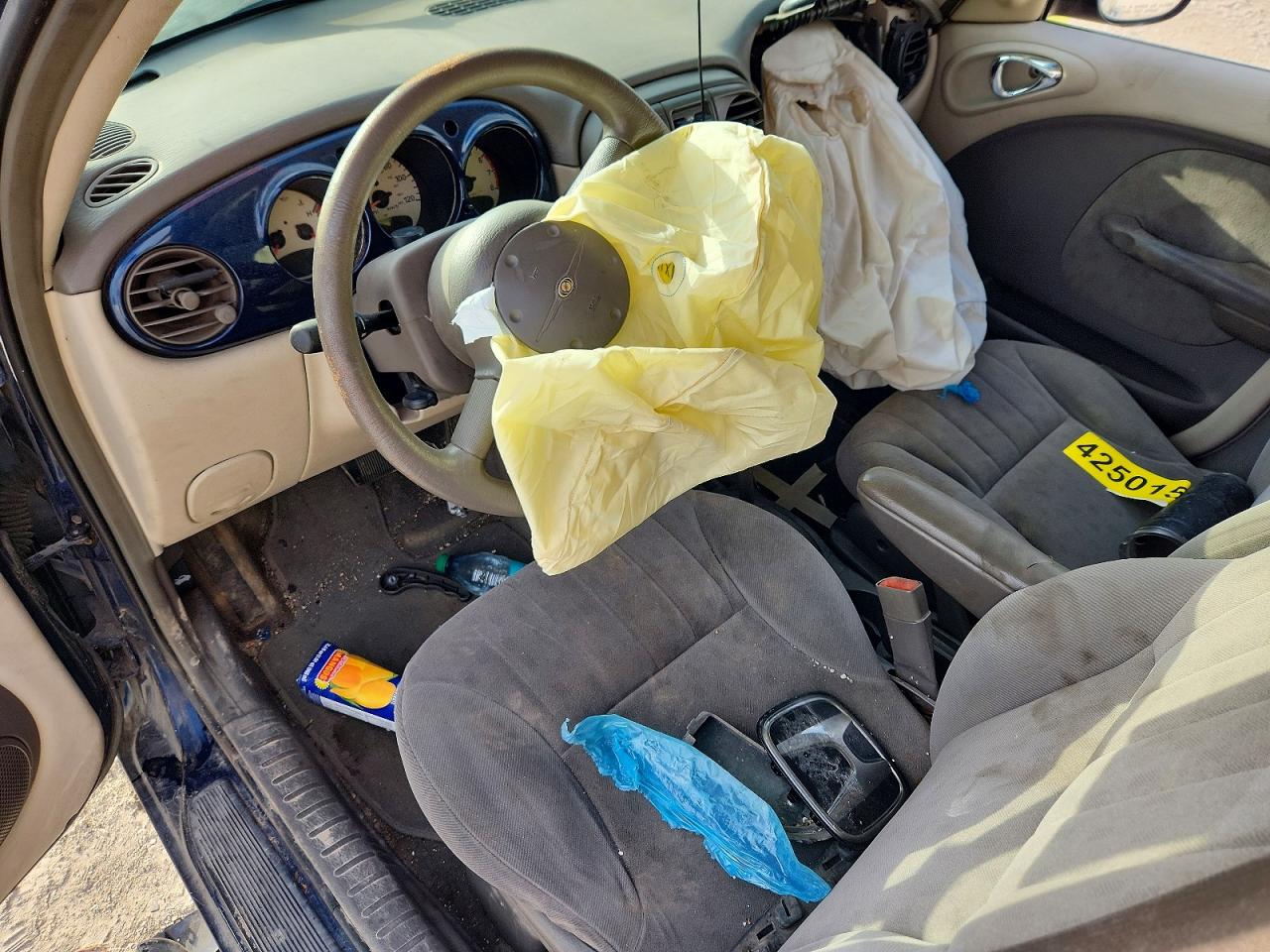 2001 Chrysler Pt Cruiser Blue vin: 3C4FY4BB21T504076