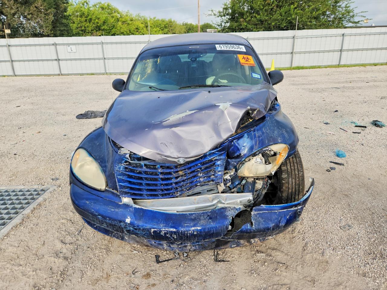2001 Chrysler Pt Cruiser Blue vin: 3C4FY4BB21T504076