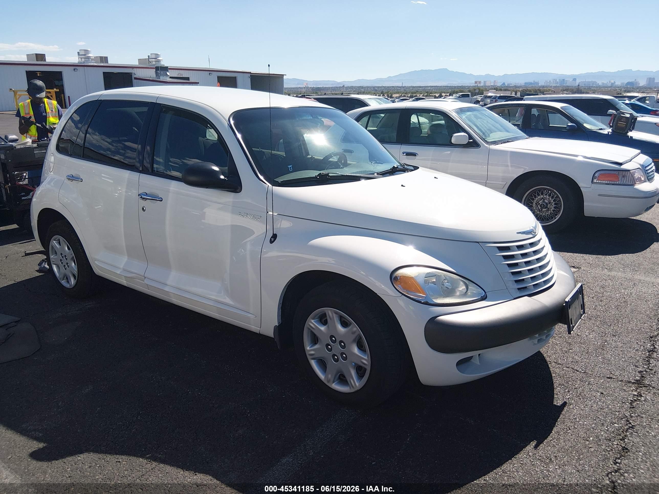 2001 Chrysler Pt Cruiser White vin: 3C4FY4BB41T300718