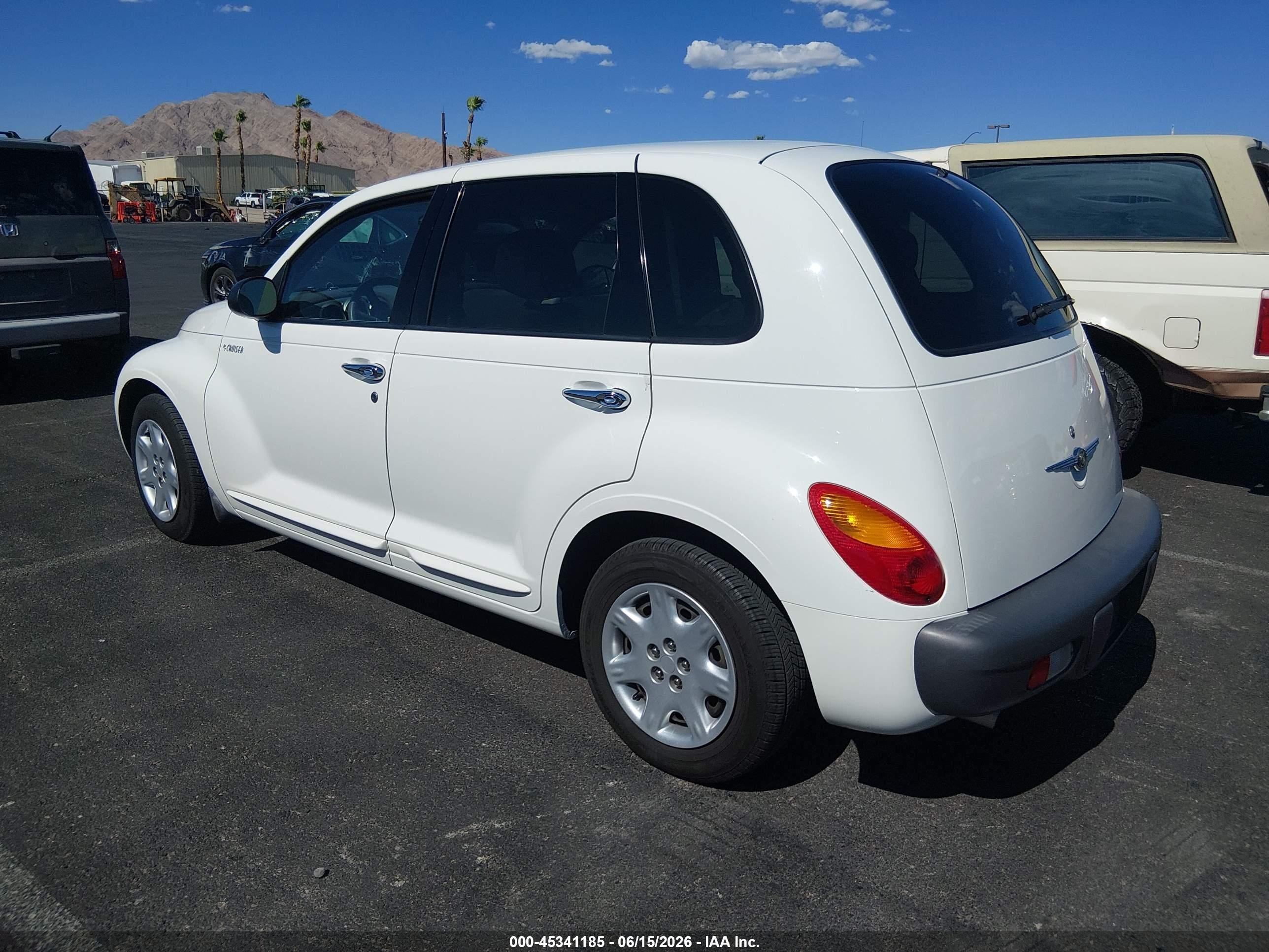 2001 Chrysler Pt Cruiser White vin: 3C4FY4BB41T300718