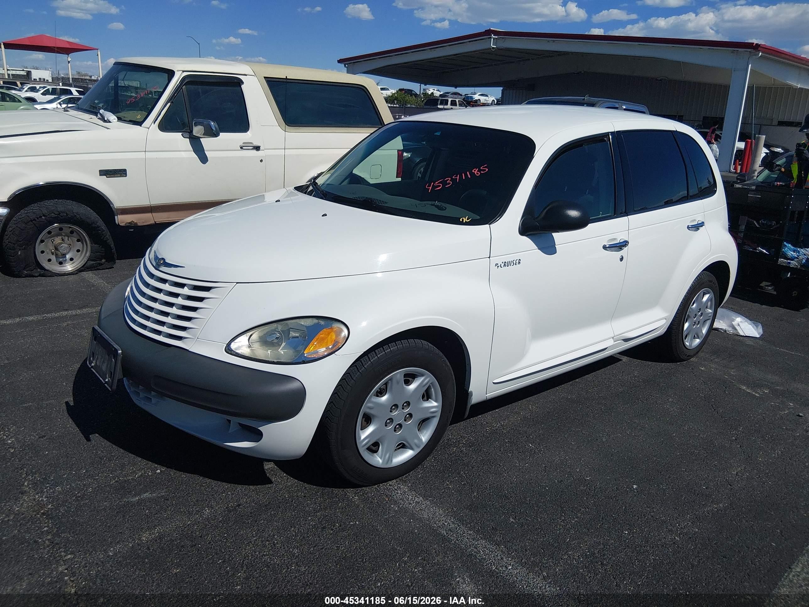 2001 Chrysler Pt Cruiser White vin: 3C4FY4BB41T300718