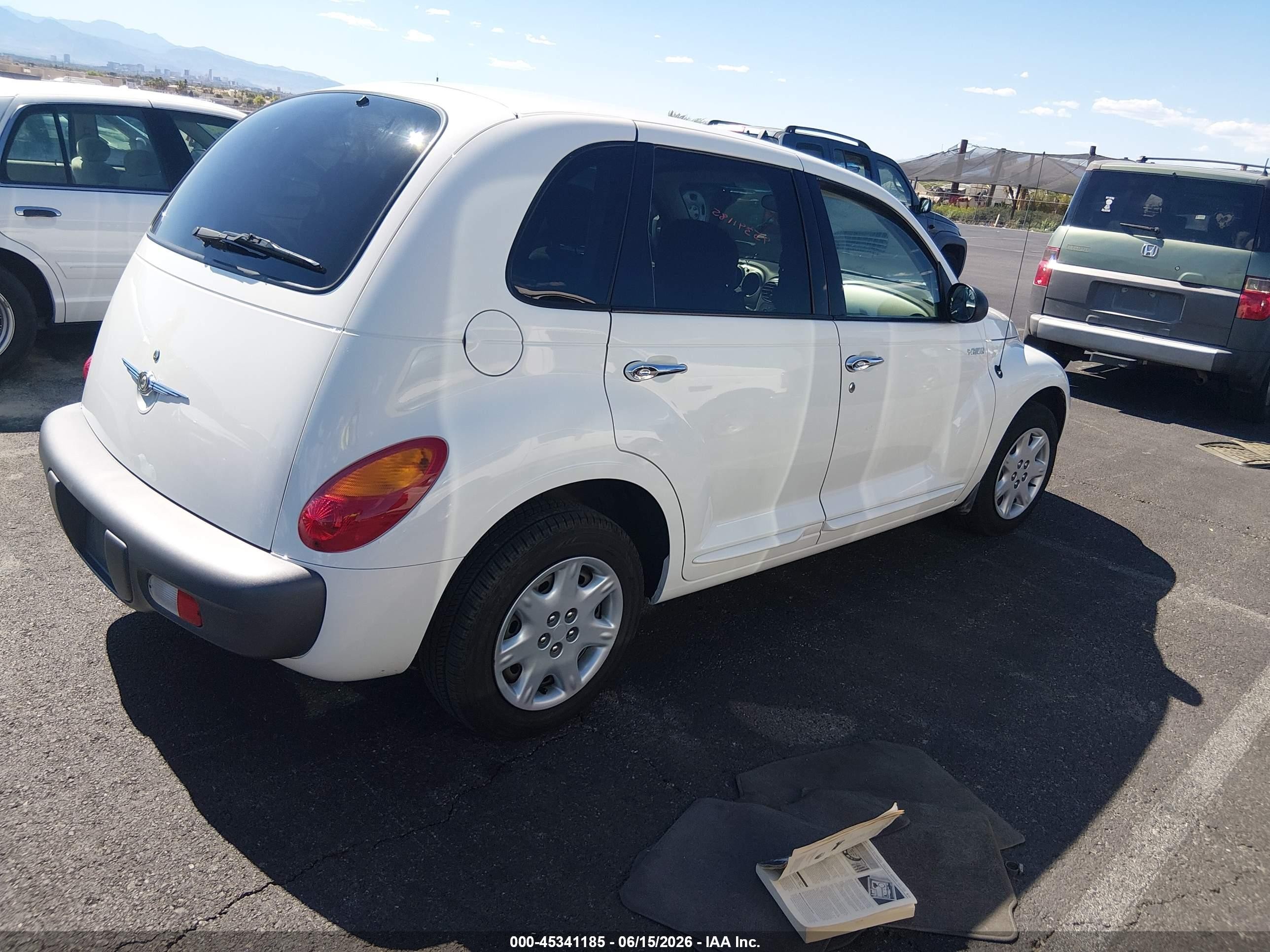 2001 Chrysler Pt Cruiser White vin: 3C4FY4BB41T300718