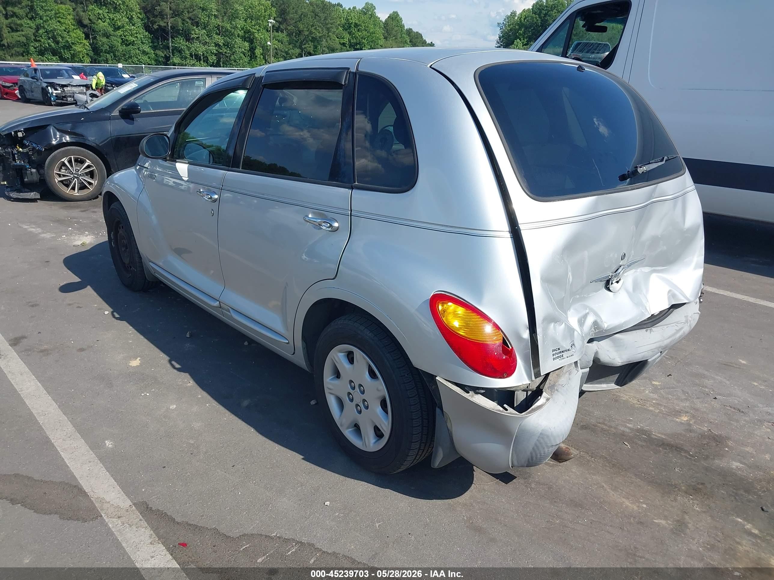 2001 Chrysler Pt Cruiser   Silver vin: 3C4FY4BB51T548766