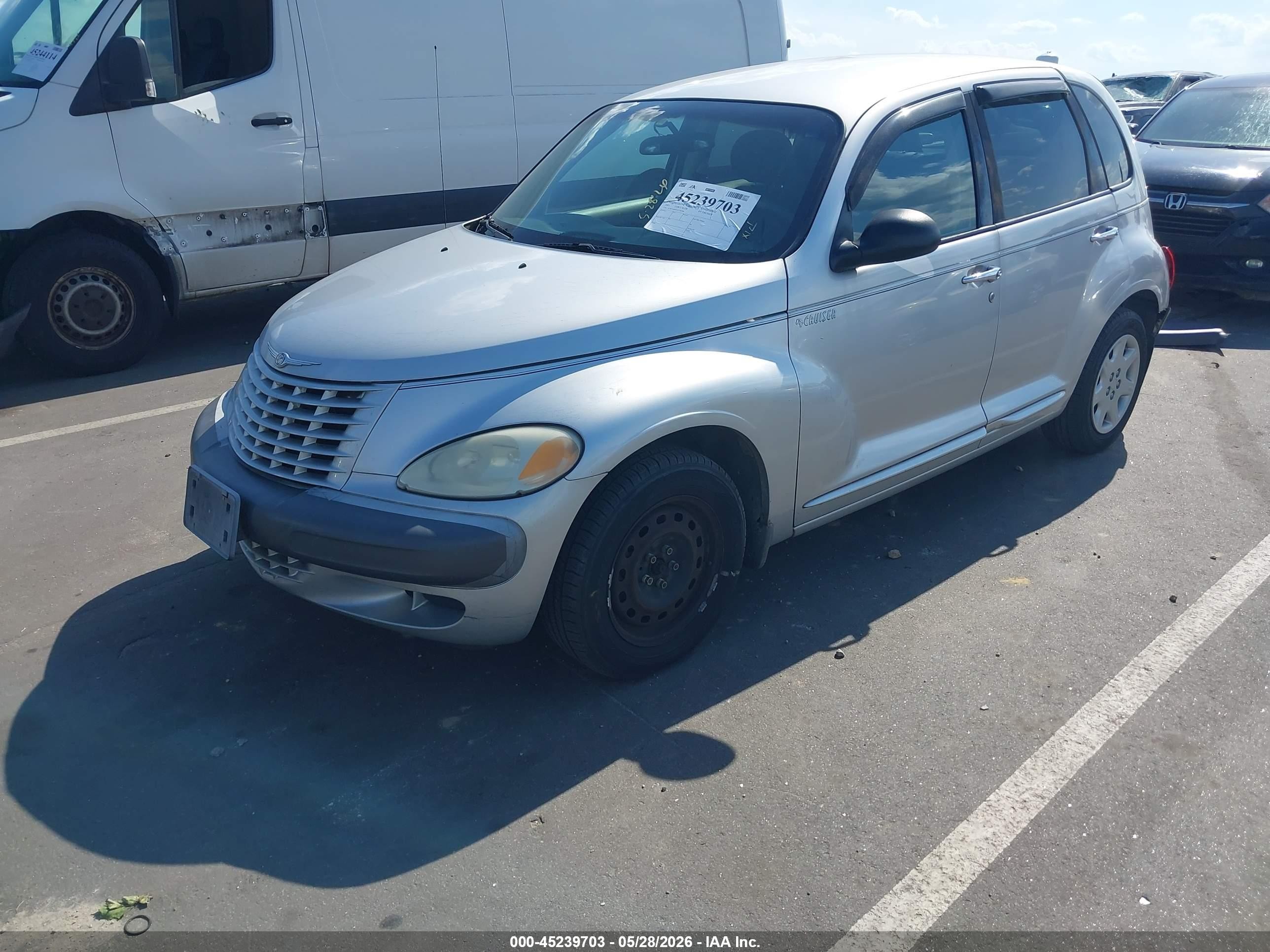 2001 Chrysler Pt Cruiser   Silver vin: 3C4FY4BB51T548766