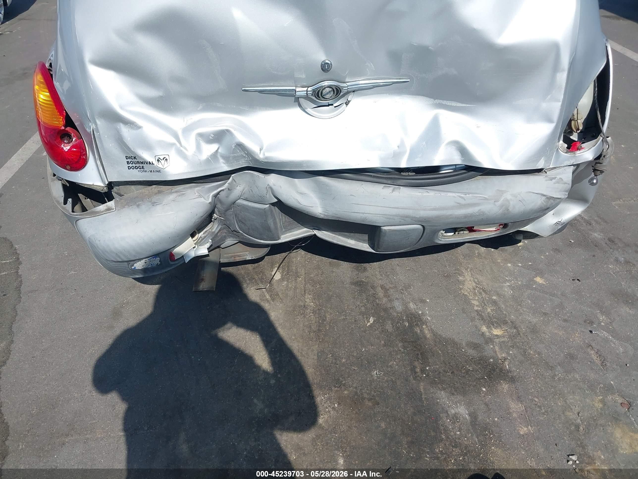 2001 Chrysler Pt Cruiser   Silver vin: 3C4FY4BB51T548766