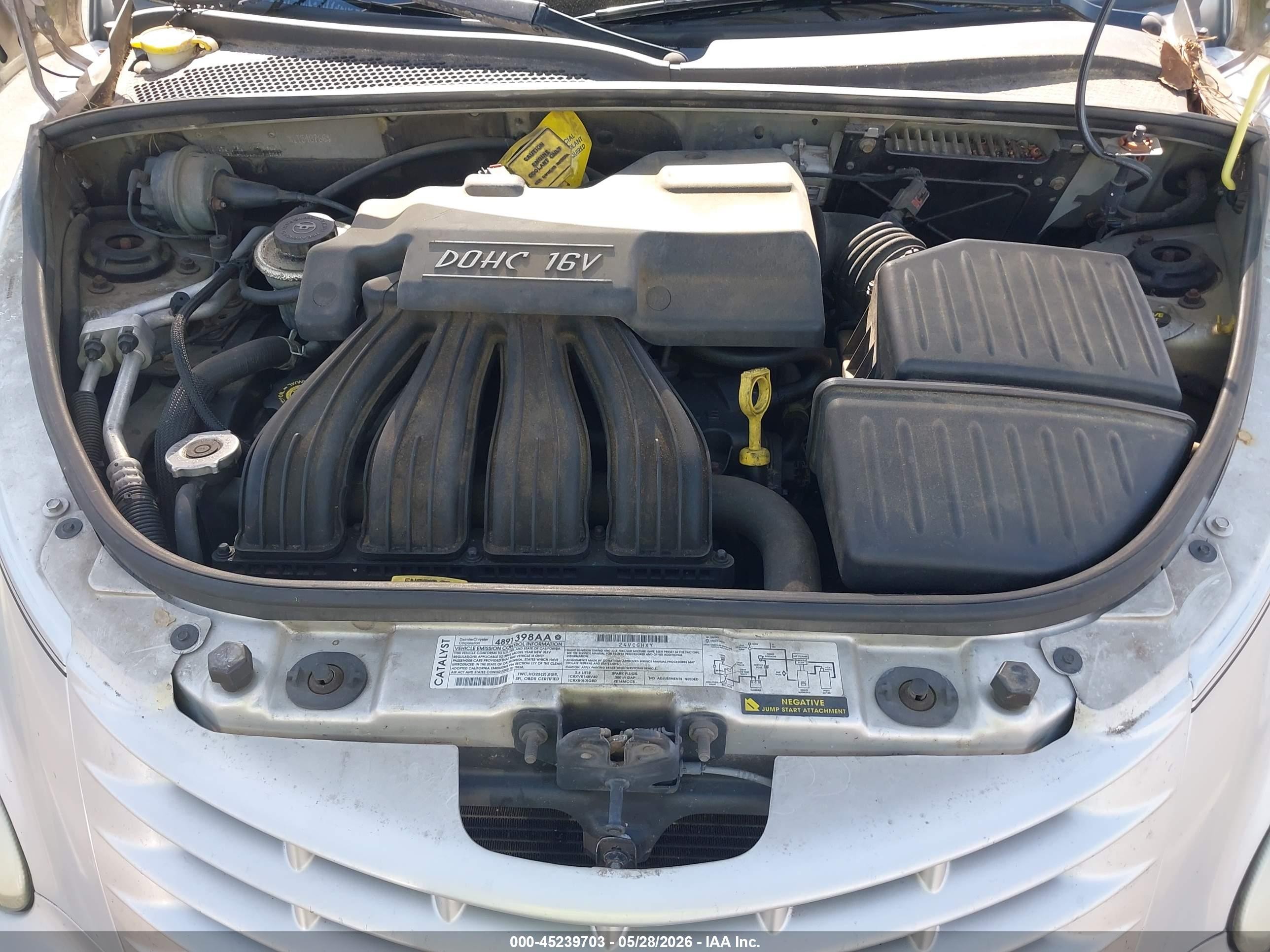 2001 Chrysler Pt Cruiser   Silver vin: 3C4FY4BB51T548766