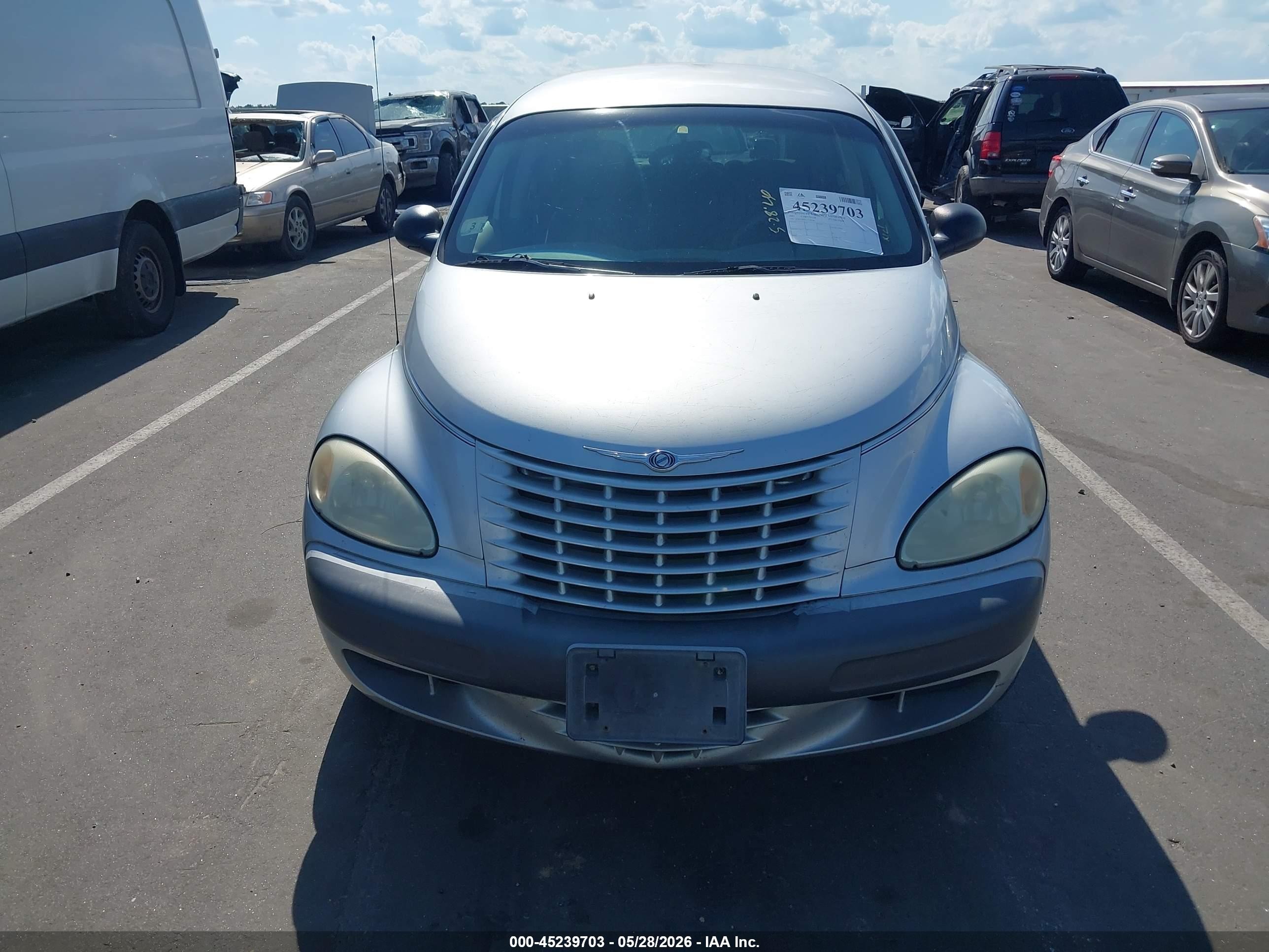2001 Chrysler Pt Cruiser   Silver vin: 3C4FY4BB51T548766