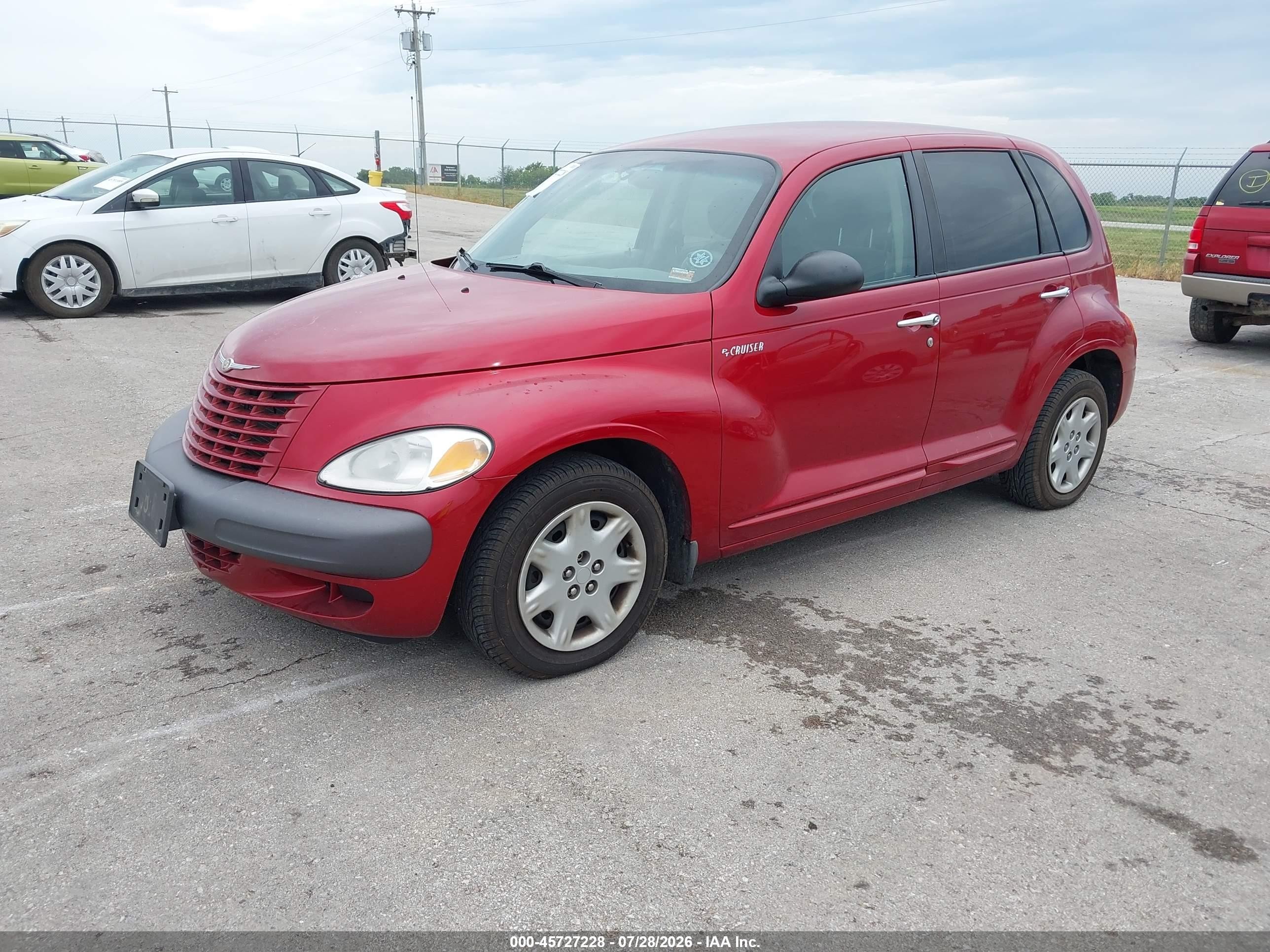 2001 Chrysler Pt Cruiser   Red vin: 3C4FY4BB81T689346
