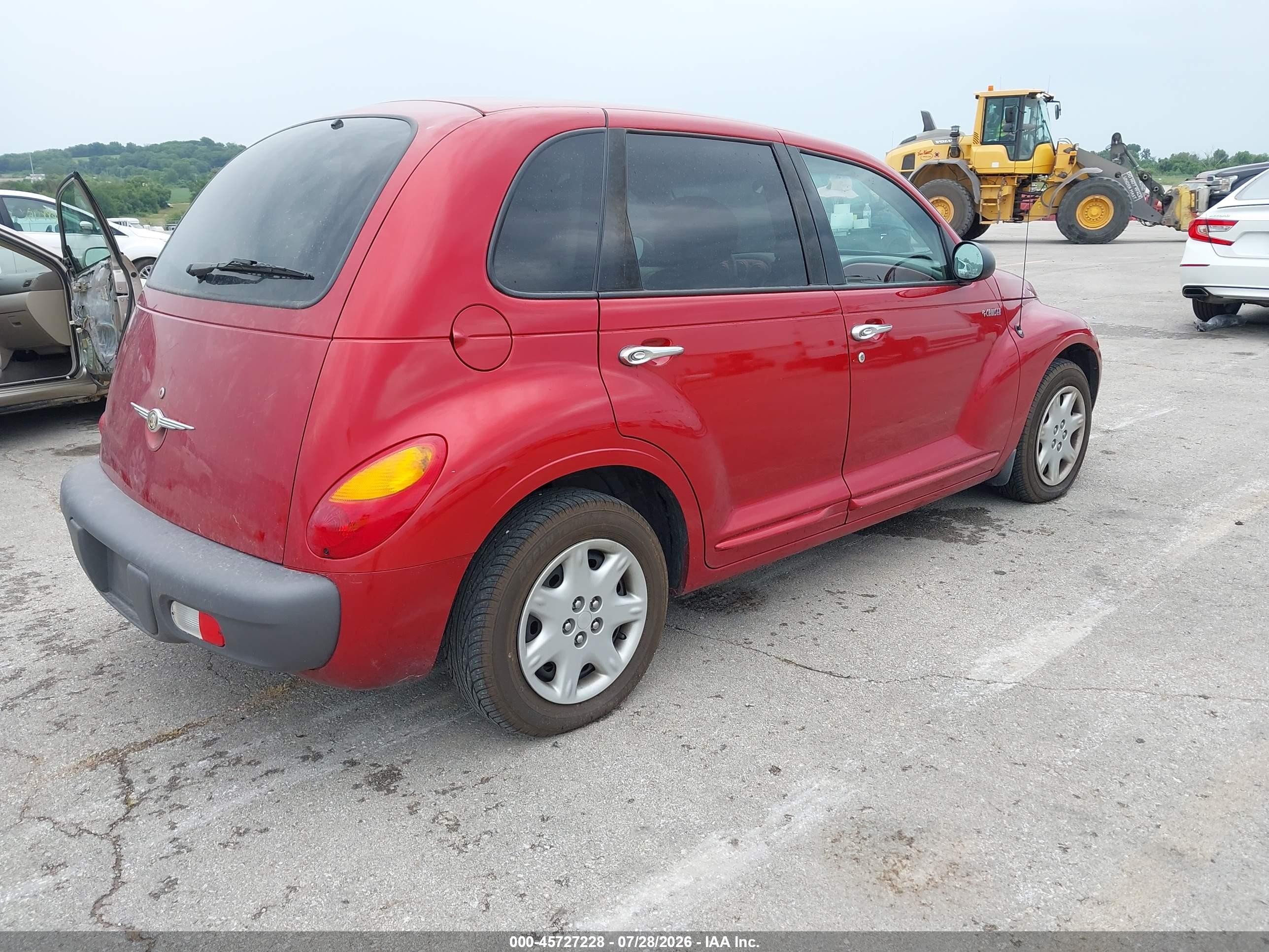 2001 Chrysler Pt Cruiser   Red vin: 3C4FY4BB81T689346