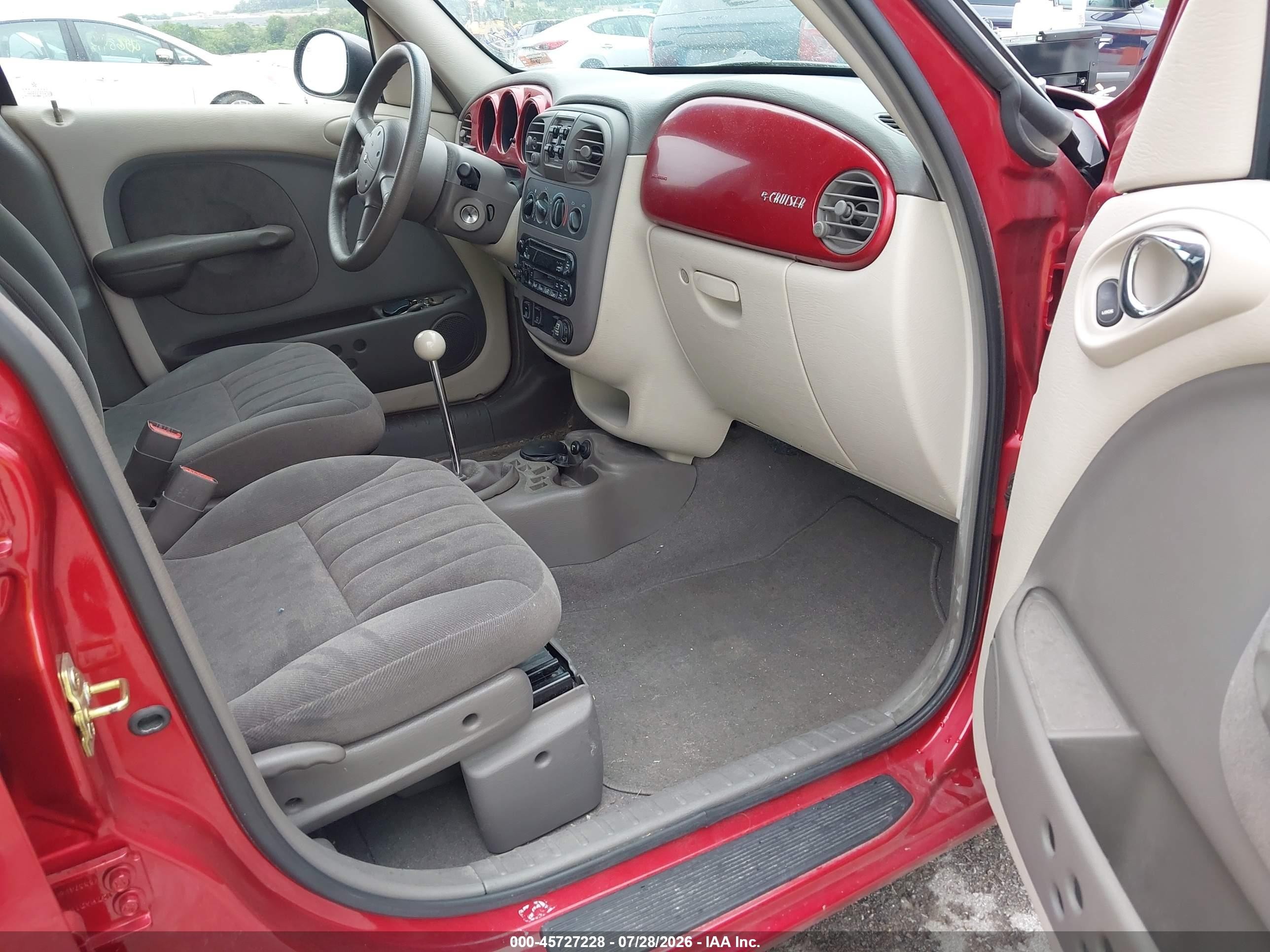2001 Chrysler Pt Cruiser   Red vin: 3C4FY4BB81T689346