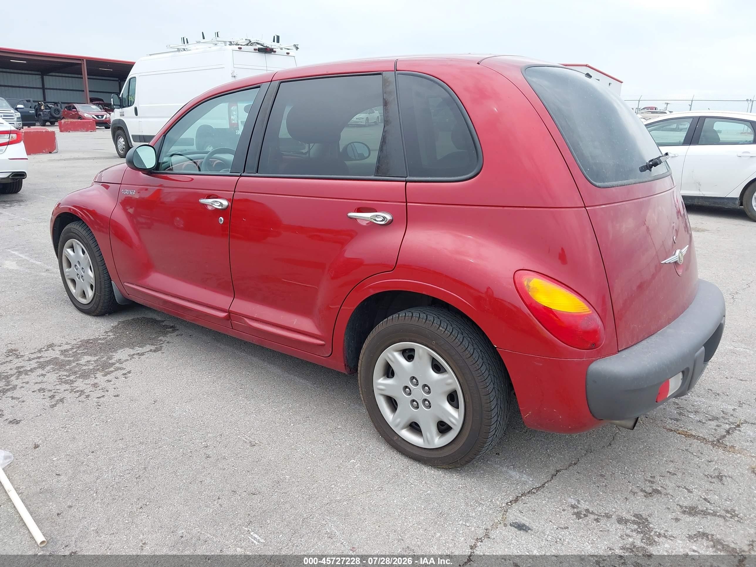 2001 Chrysler Pt Cruiser   Red vin: 3C4FY4BB81T689346