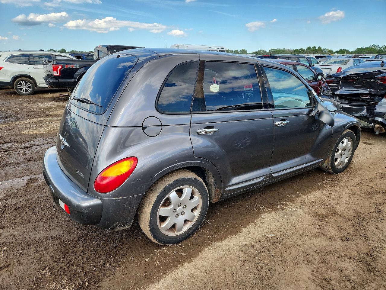 2004 Chrysler Pt Cruiser Touring Gray vin: 3C4FY58844T222205