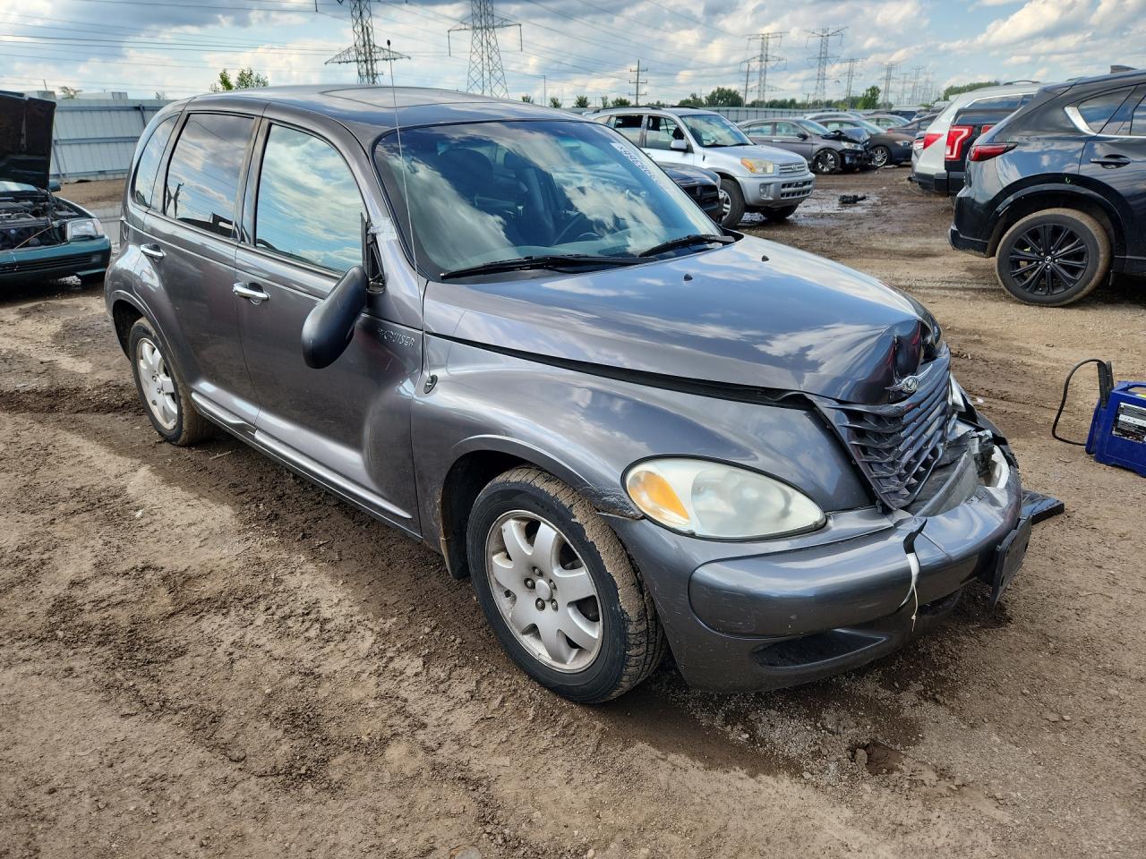 2004 Chrysler Pt Cruiser Touring Gray vin: 3C4FY58844T222205