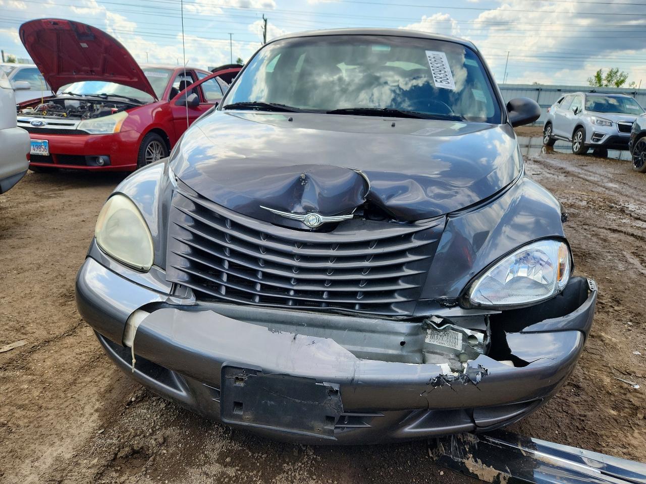 2004 Chrysler Pt Cruiser Touring Gray vin: 3C4FY58844T222205
