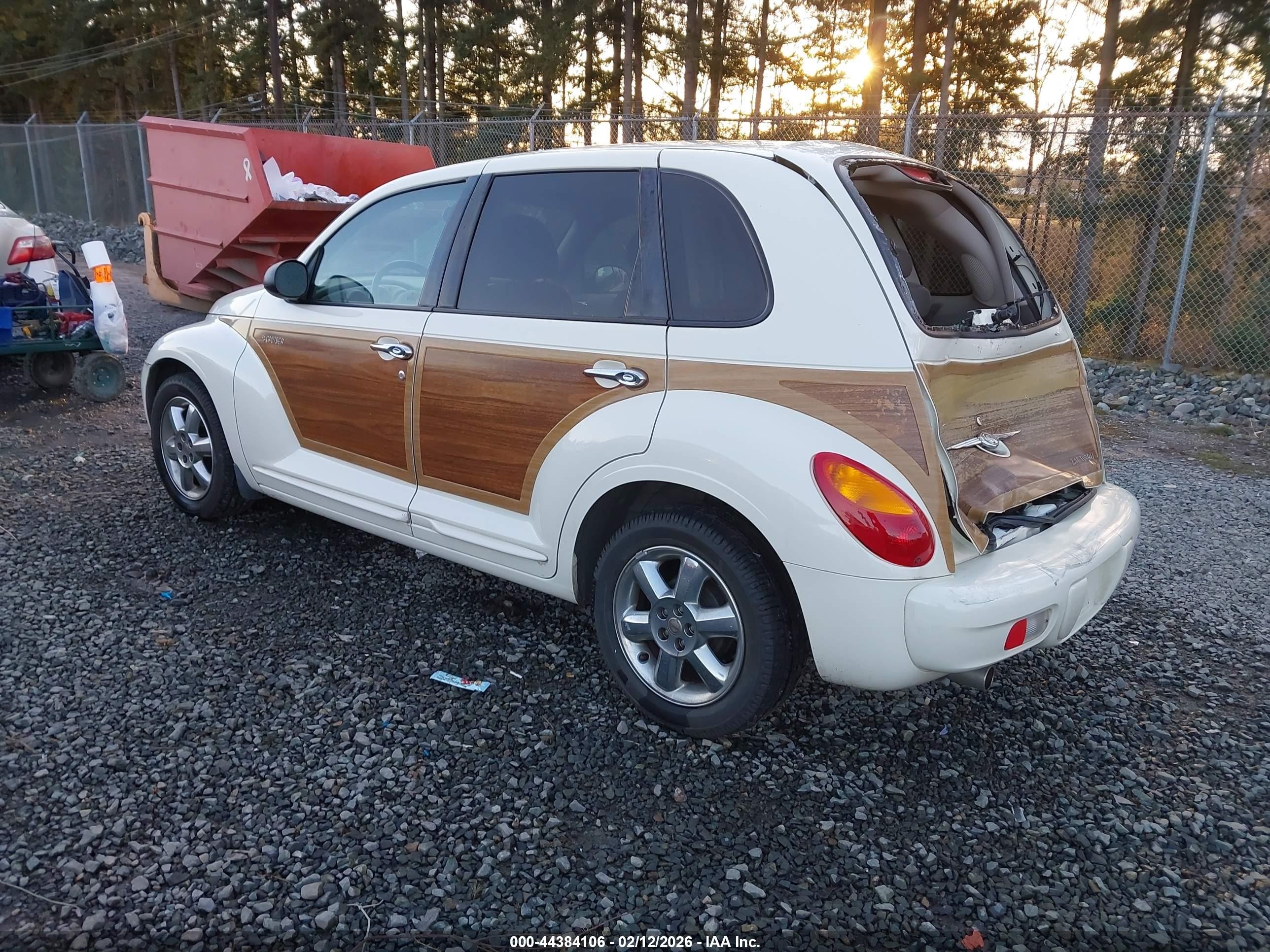 2004 Chrysler Pt Cruiser Touring White vin: 3C4FY58854T208250