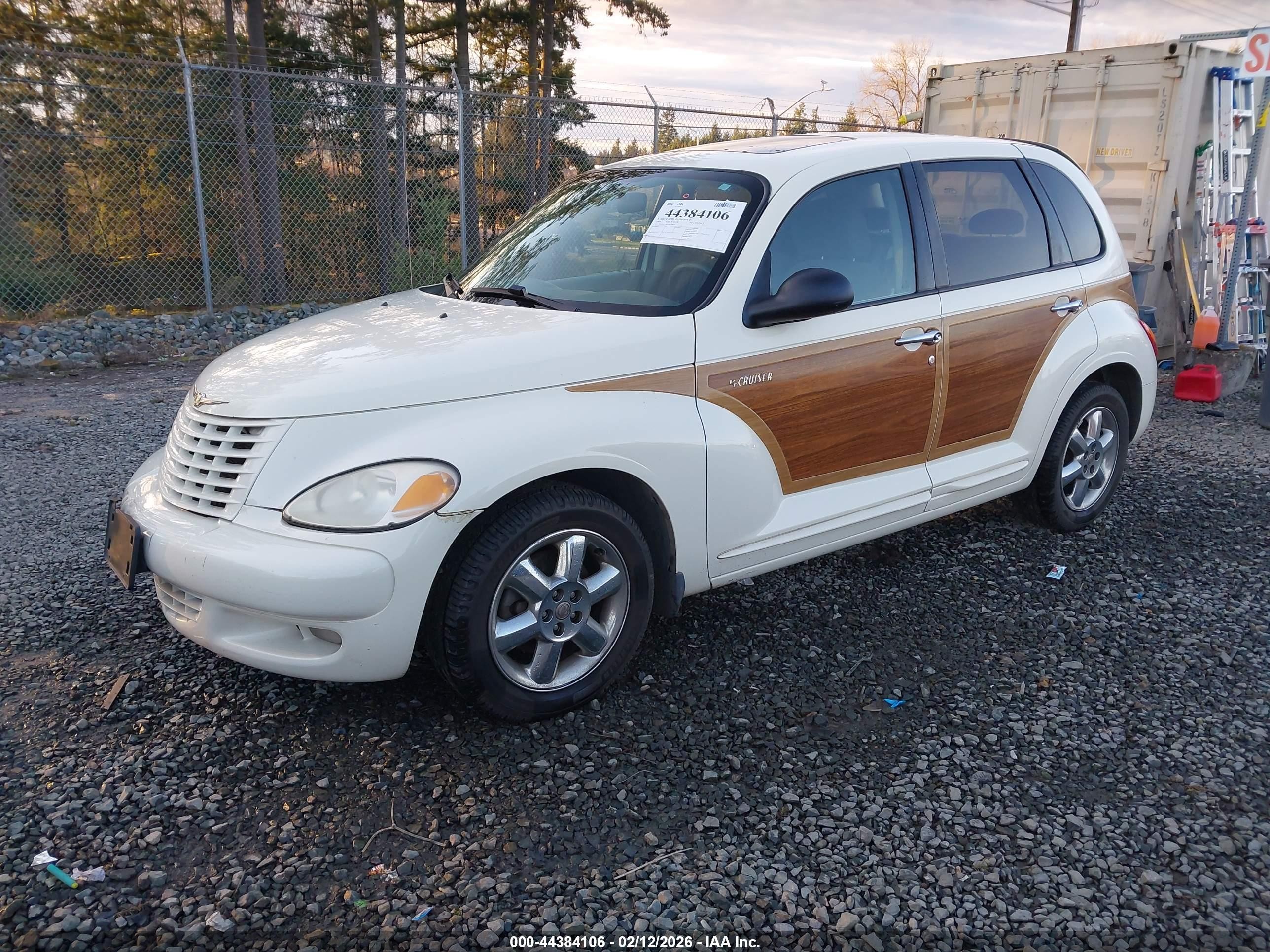 2004 Chrysler Pt Cruiser Touring White vin: 3C4FY58854T208250