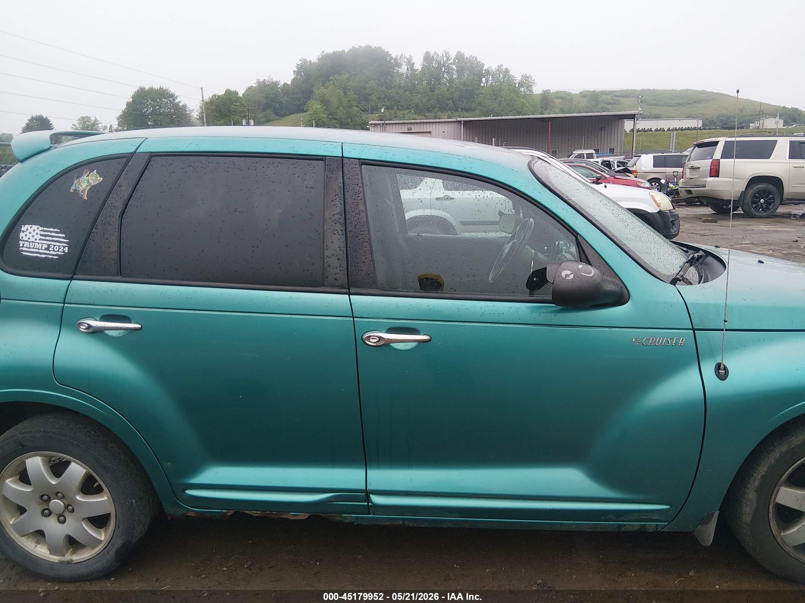 2004 Chrysler Pt Cruiser Touring Green vin: 3C4FY58874T220612