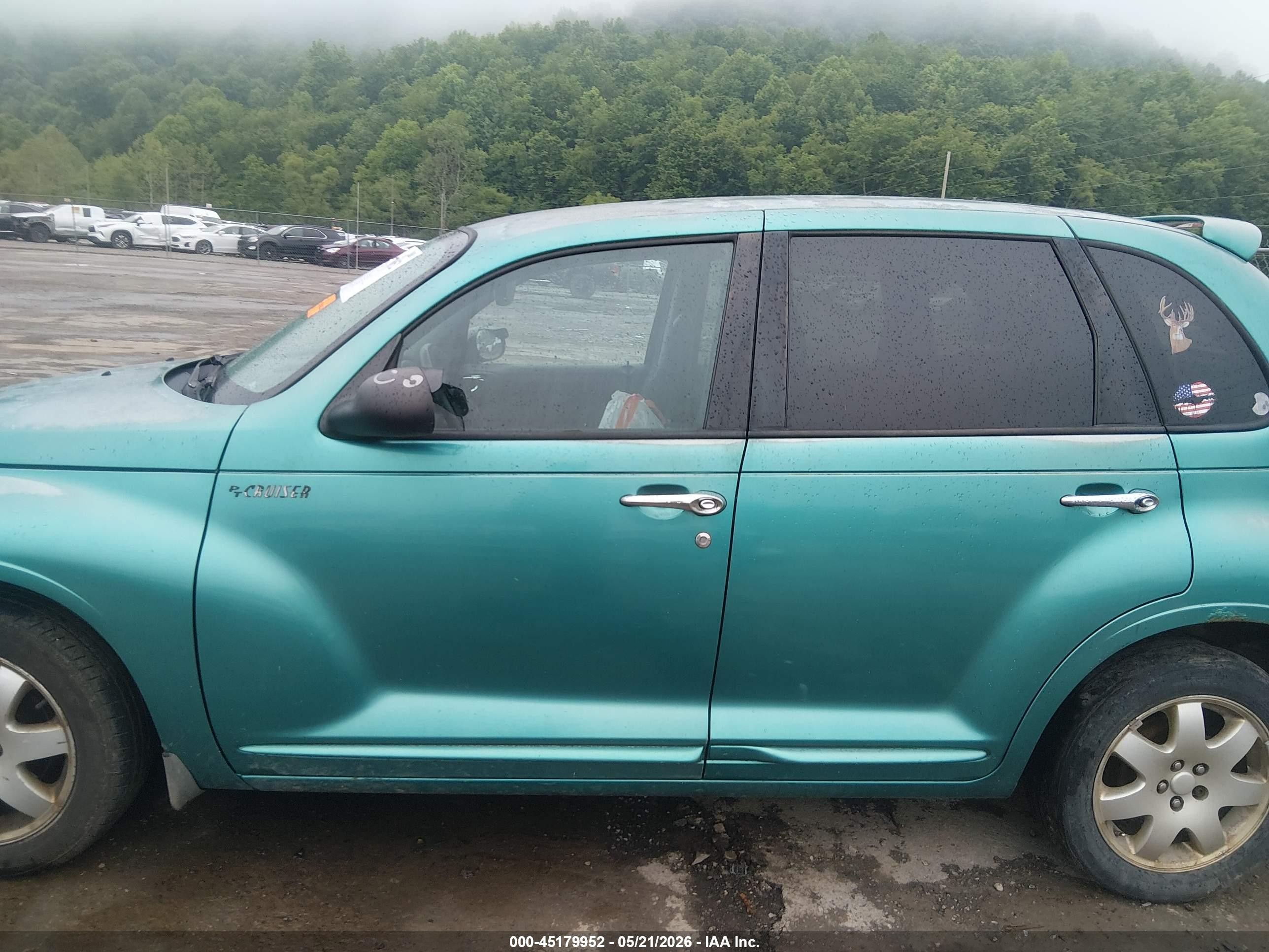 2004 Chrysler Pt Cruiser Touring Green vin: 3C4FY58874T220612