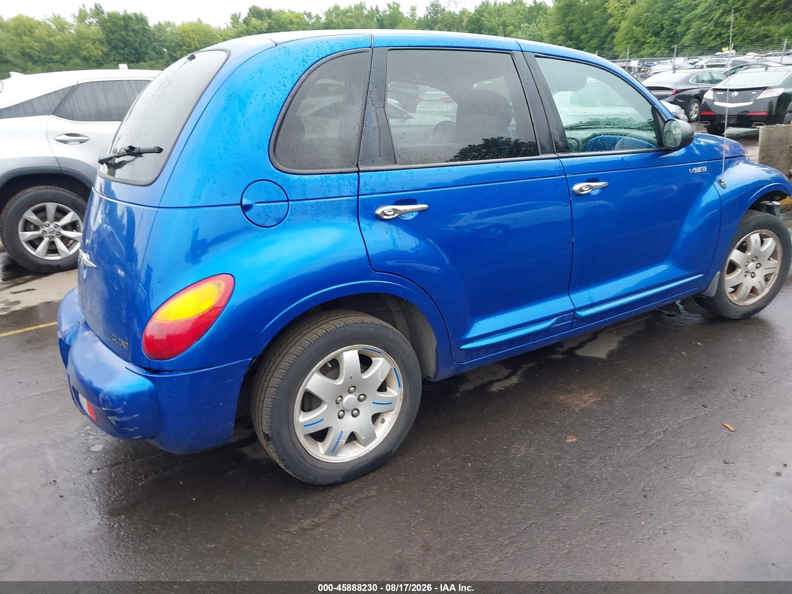2004 Chrysler Pt Cruiser Touring Синий vin: 3C4FY58884T333193