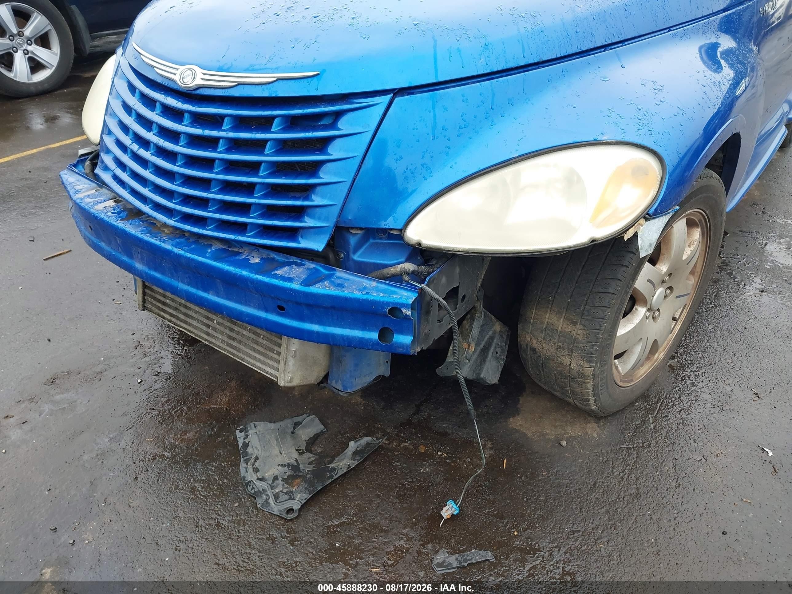 2004 Chrysler Pt Cruiser Touring Синий vin: 3C4FY58884T333193