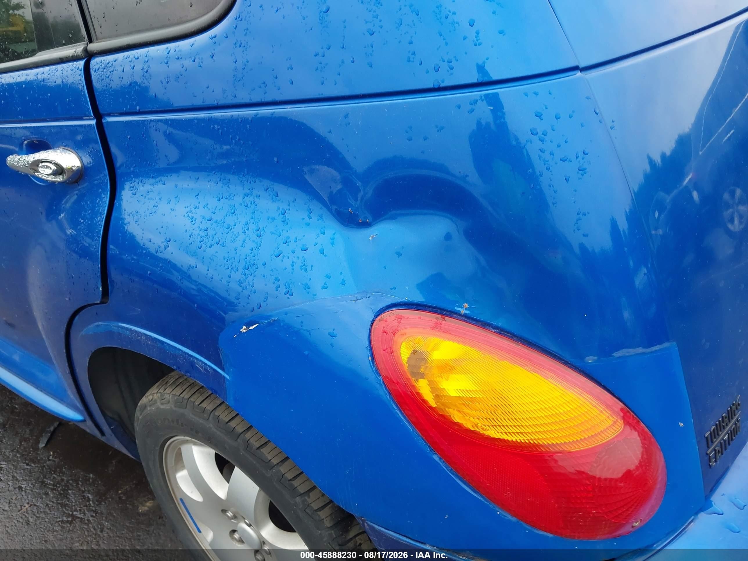 2004 Chrysler Pt Cruiser Touring Синий vin: 3C4FY58884T333193