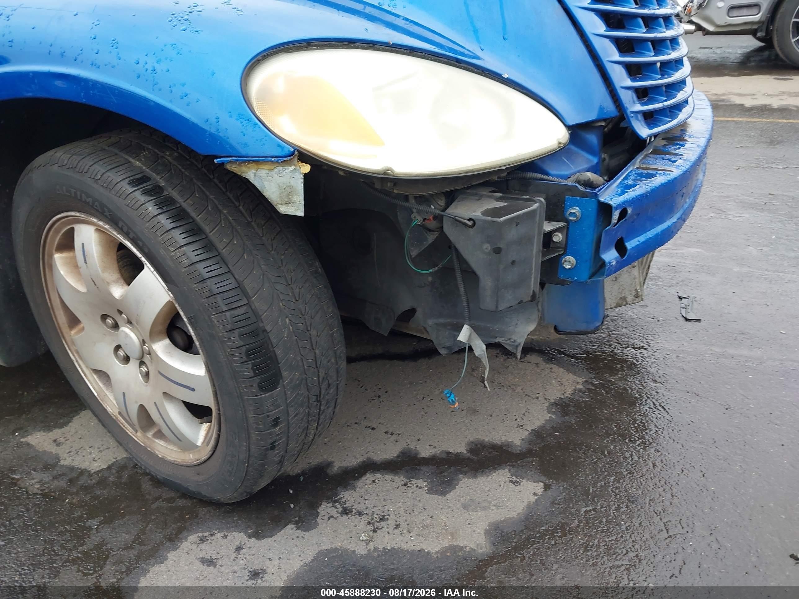 2004 Chrysler Pt Cruiser Touring Синий vin: 3C4FY58884T333193