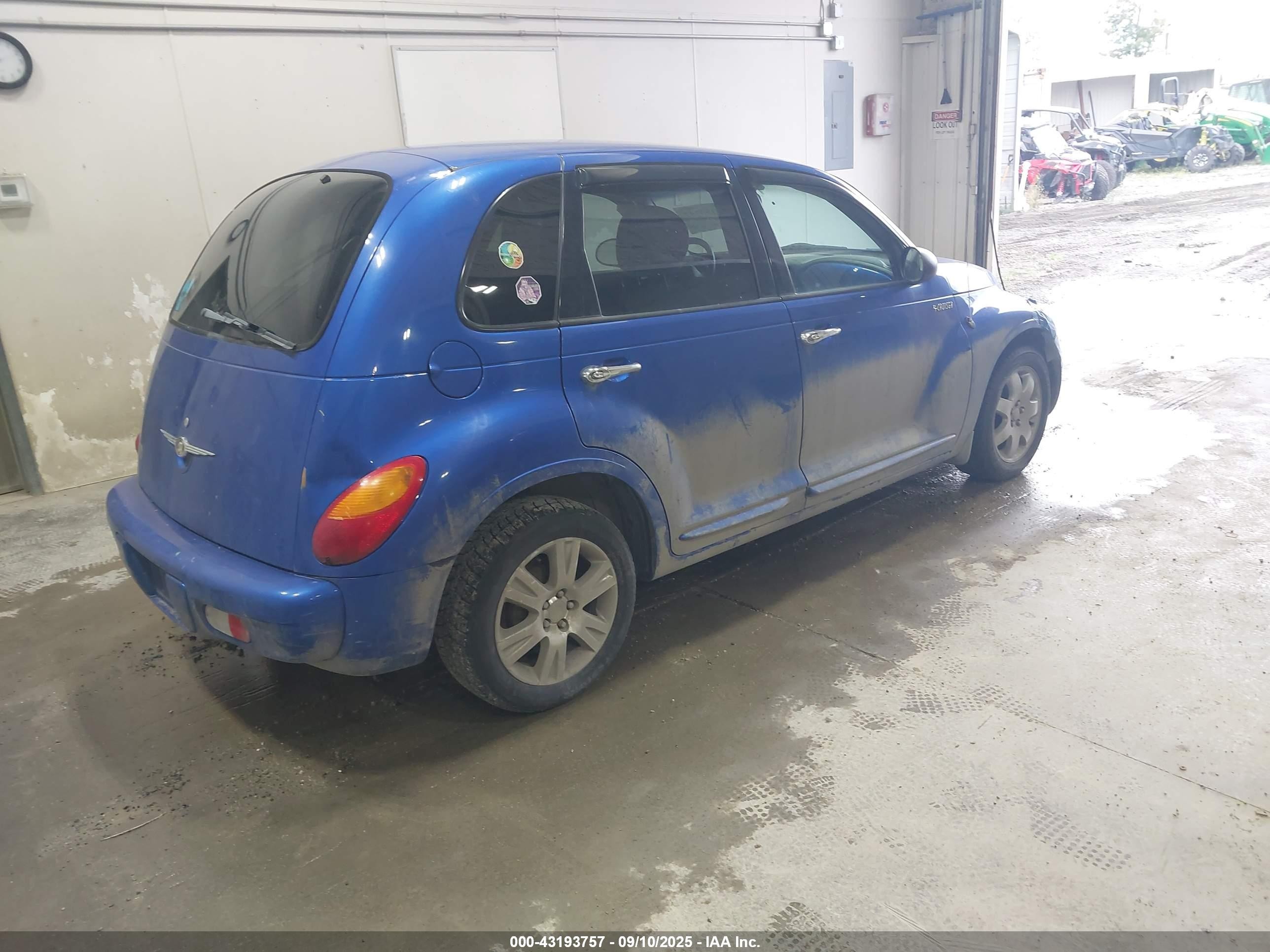 2004 Chrysler Pt Cruiser Touring Синий vin: 3C4FY58B04T270991