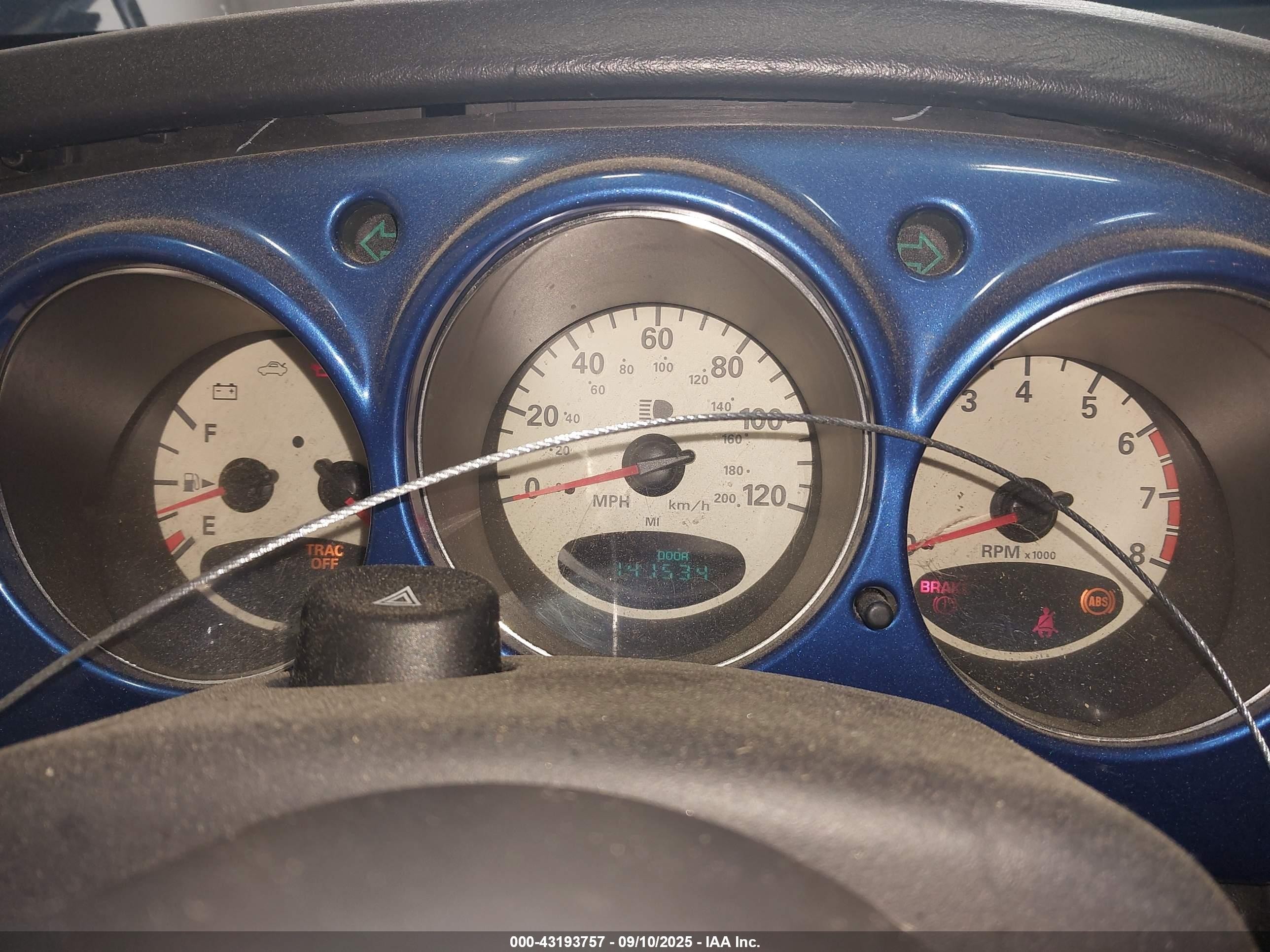 2004 Chrysler Pt Cruiser Touring Синий vin: 3C4FY58B04T270991
