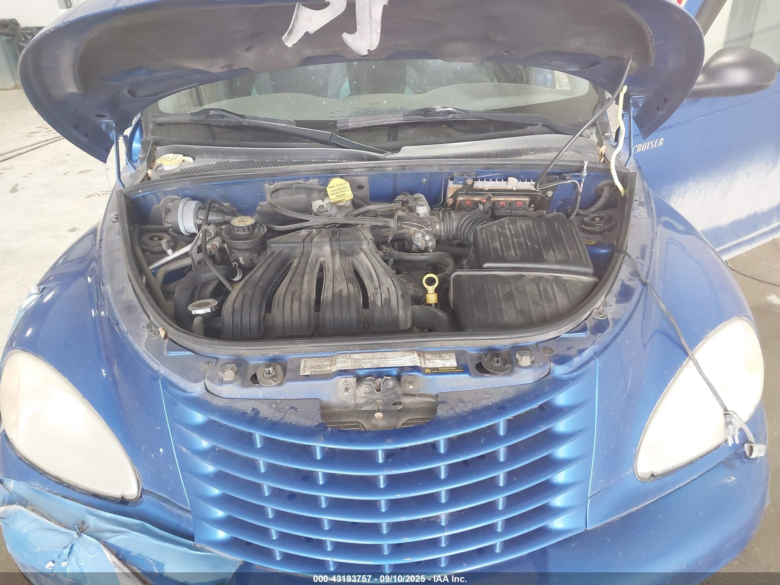 2004 Chrysler Pt Cruiser Touring Синий vin: 3C4FY58B04T270991