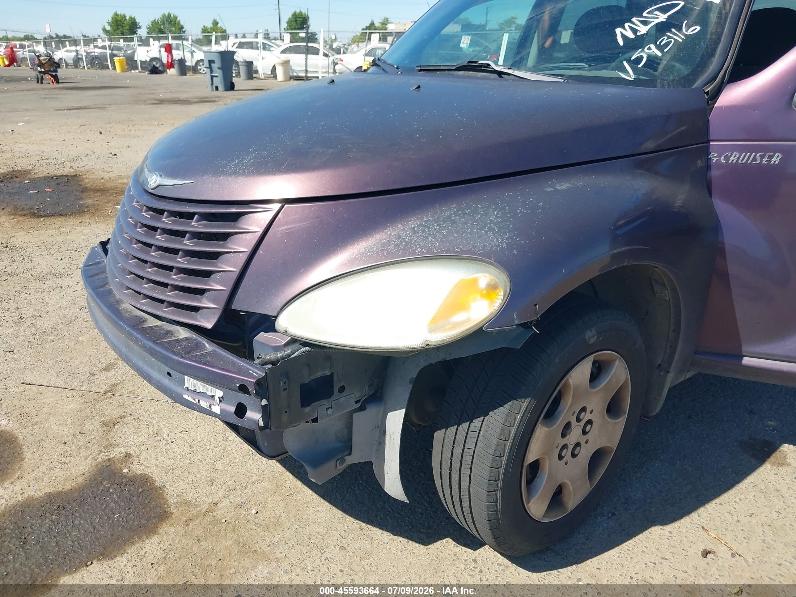2005 Chrysler Pt Cruiser Touring Фиолетовый vin: 3C4FY58B05T593116