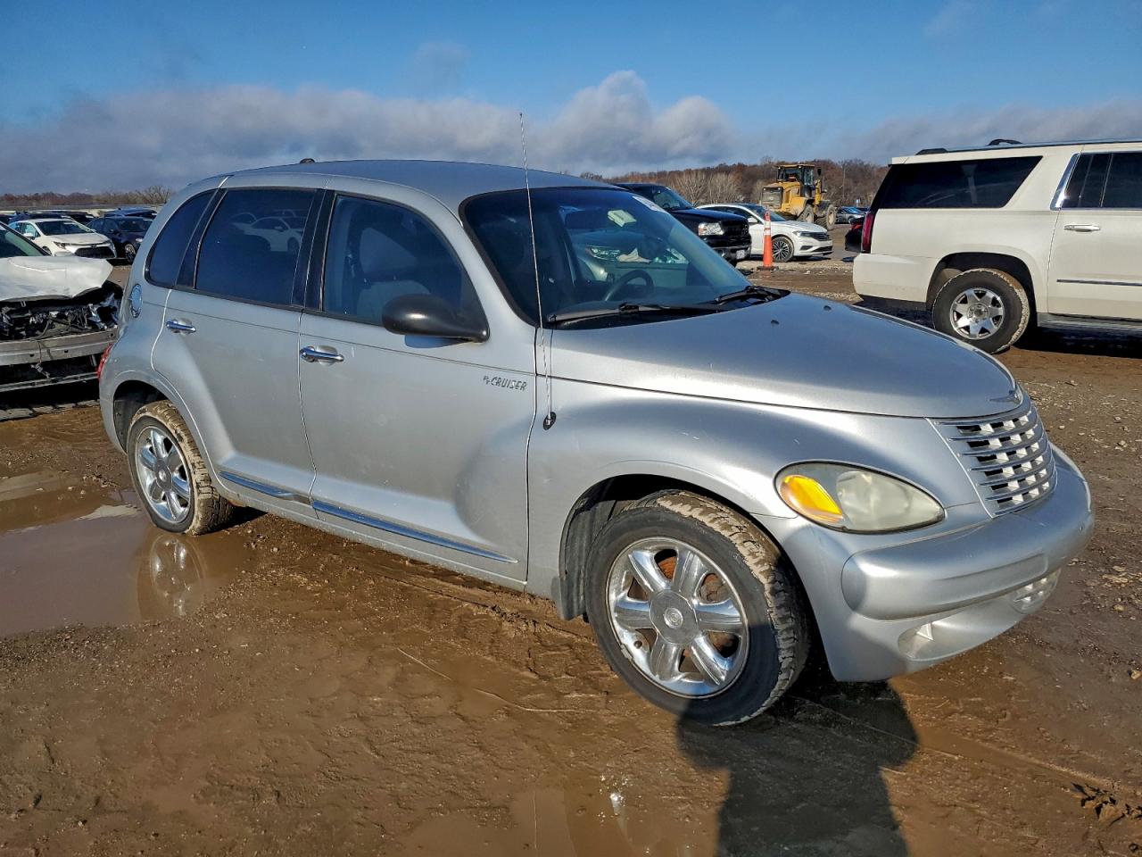 2003 Chrysler Pt Cruiser Touring Silver vin: 3C4FY58B13T636553