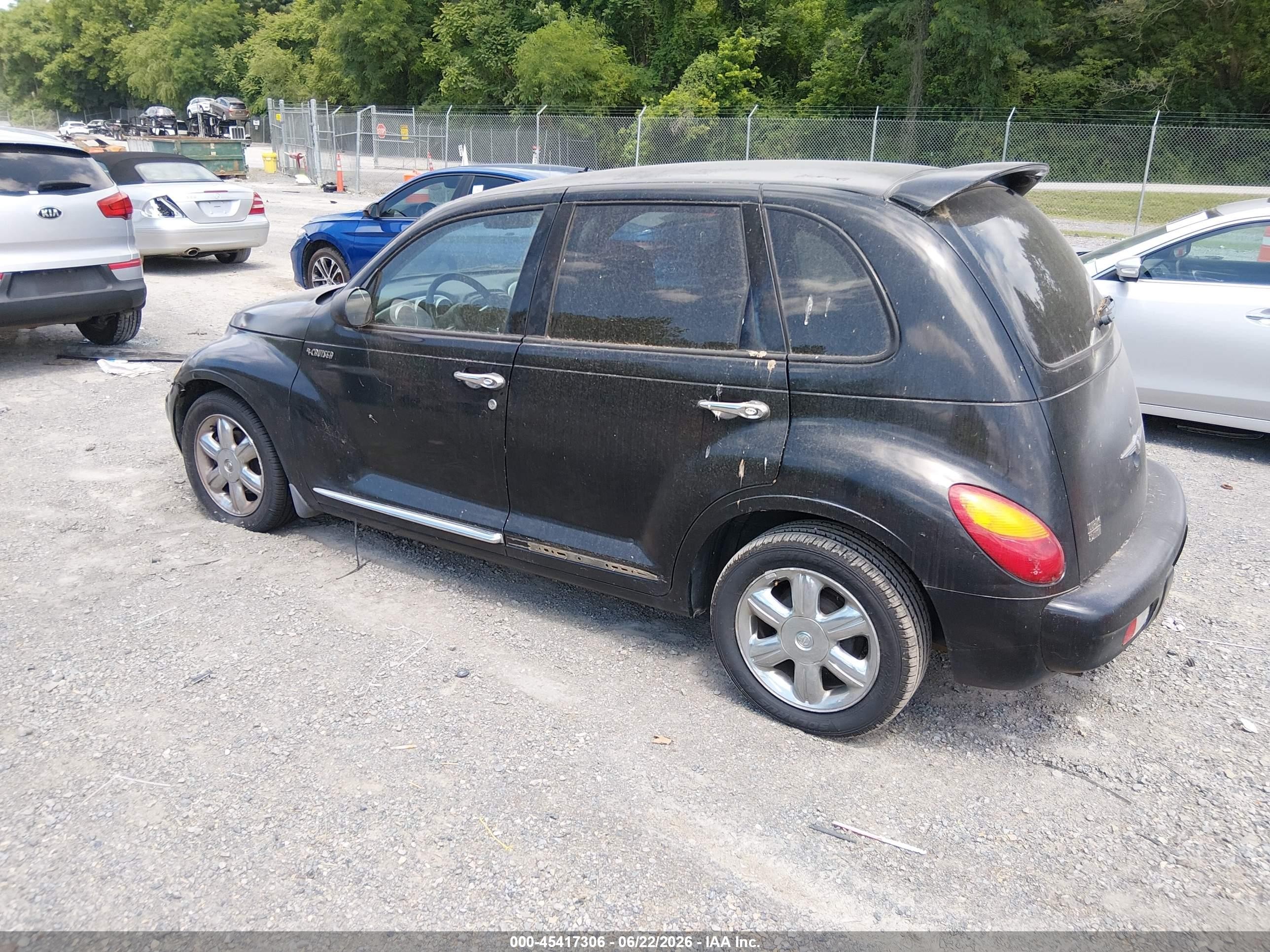 2004 Chrysler Pt Cruiser Touring Black vin: 3C4FY58B14T303013
