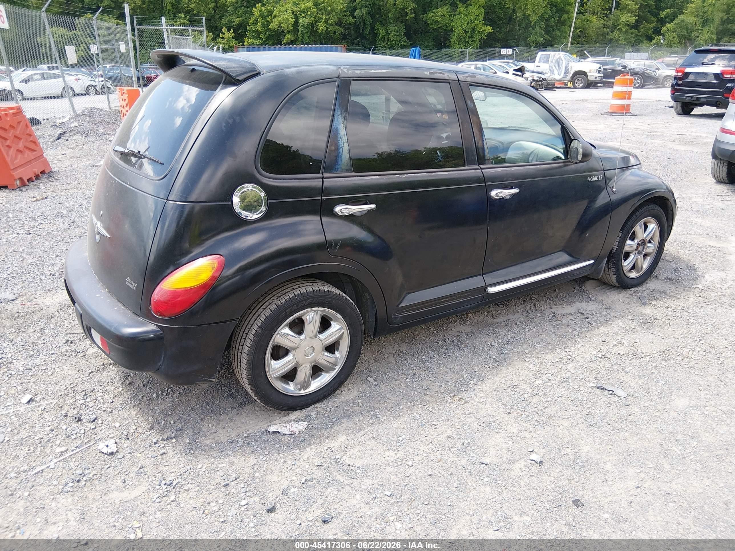 2004 Chrysler Pt Cruiser Touring Black vin: 3C4FY58B14T303013