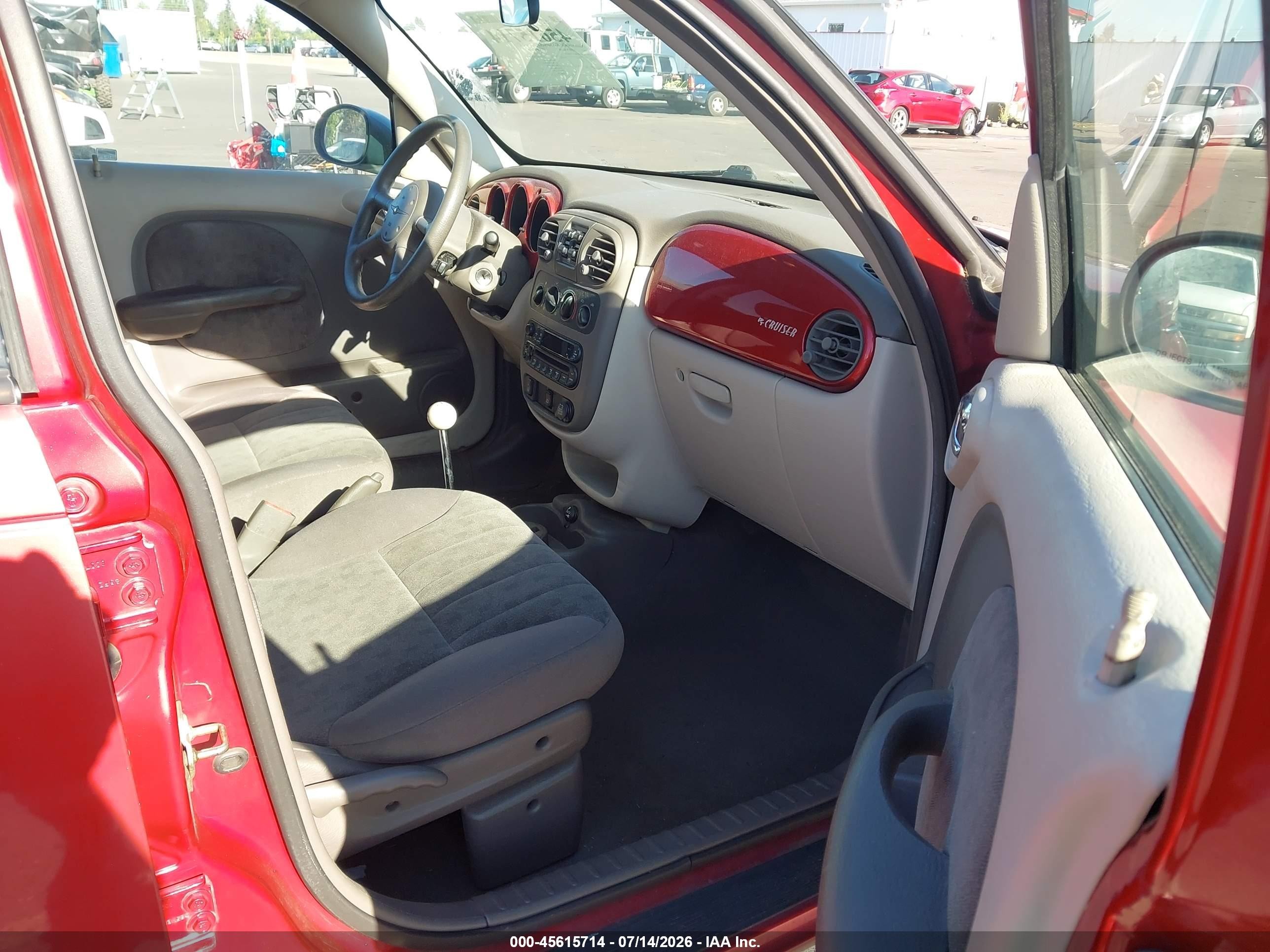 2002 Chrysler Pt Cruiser Touring Red vin: 3C4FY58B22T348751