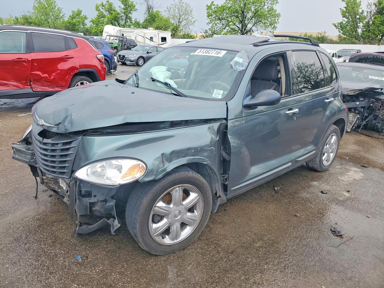 2003 Chrysler Pt Cruiser Touring Gray vin: 3C4FY58B23T558719